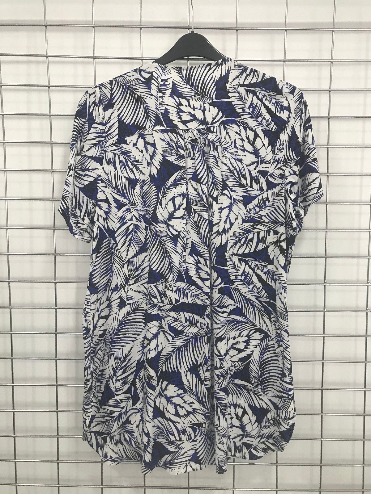 Myline-Önü Fermuar Detaylı Kısa Kollu Tunik-Büyük Beden Outlet-45652