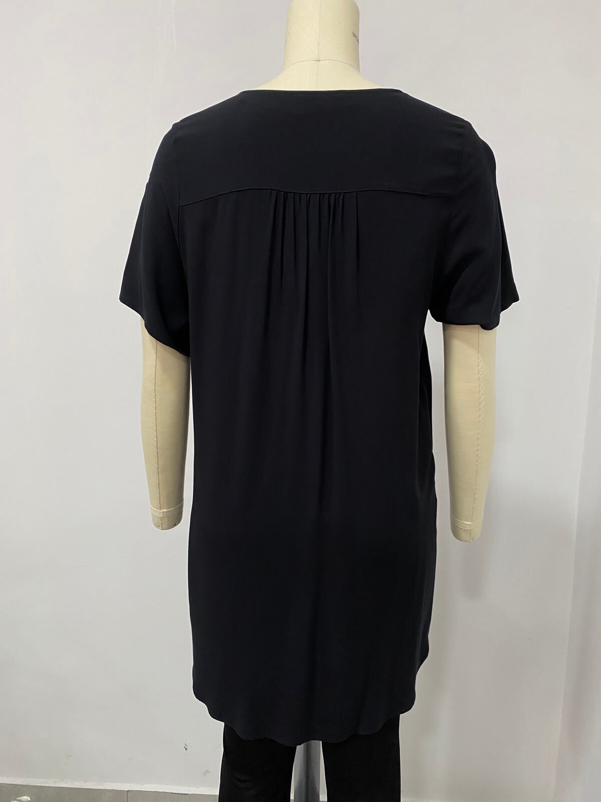 Myline-Önü Fermuar Detaylı Tunik-Büyük Beden Outlet-66492