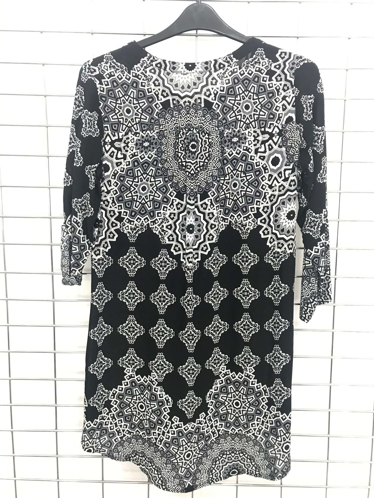 Myline-Önü Püsküllü Kolları Uzun Tunik-Büyük Beden Outlet-45617