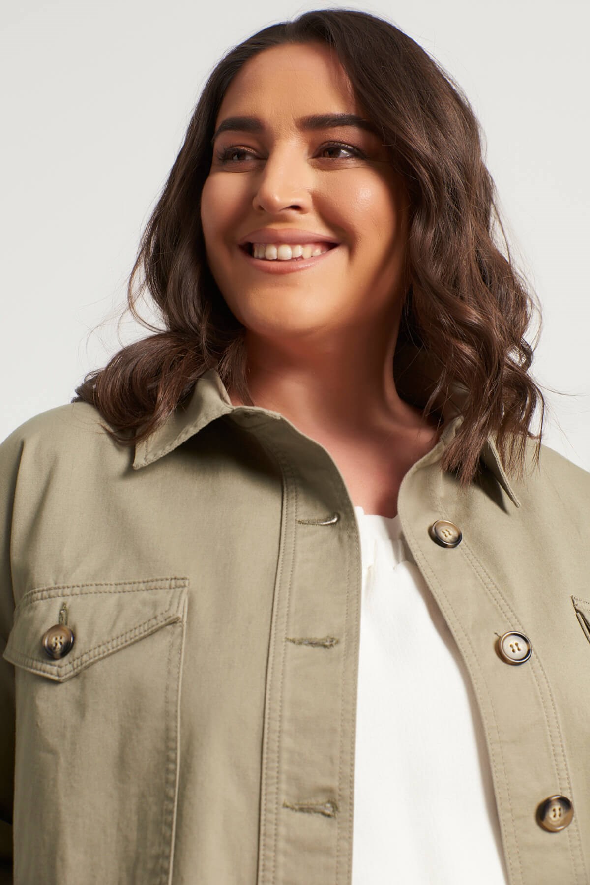 Myline-OverSize İnce Ceket-Büyük Beden Ceket-56306