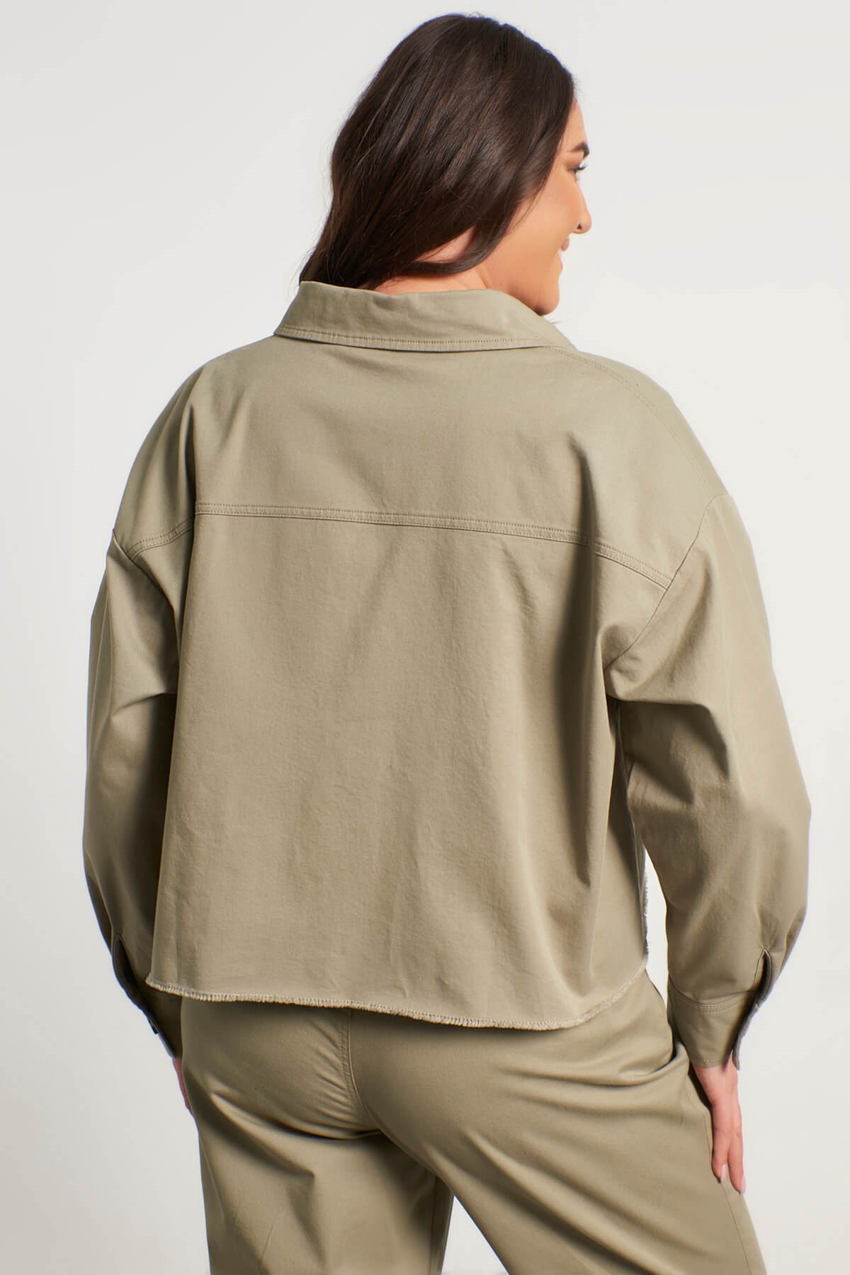 Myline-OverSize İnce Ceket-Büyük Beden Ceket-56306