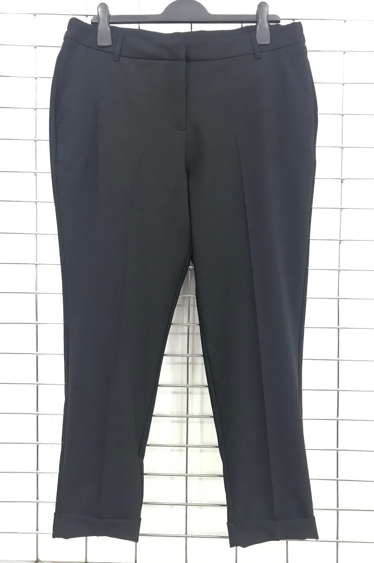 Myline-Paçası Katlamalı Klasik Pantolon-Büyük Beden Outlet-45955