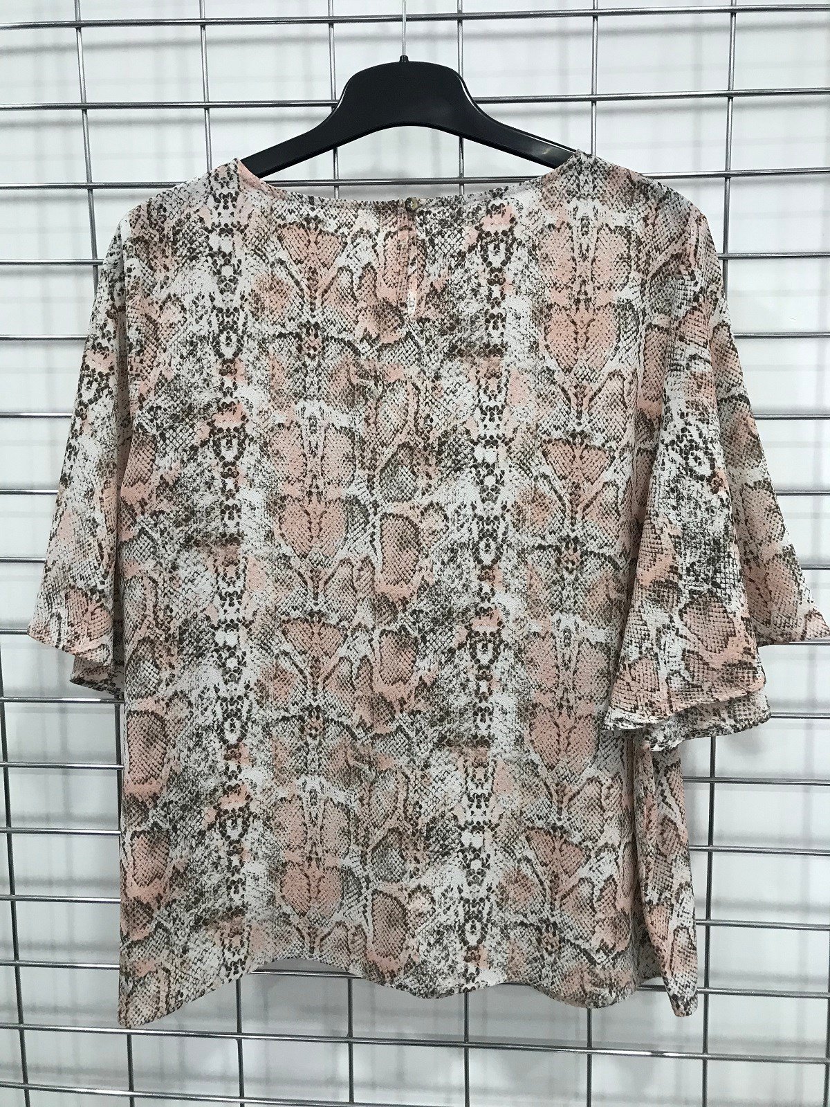 Myline-Pelerin Kol Detaylı Bluz-Büyük Beden Outlet-45656