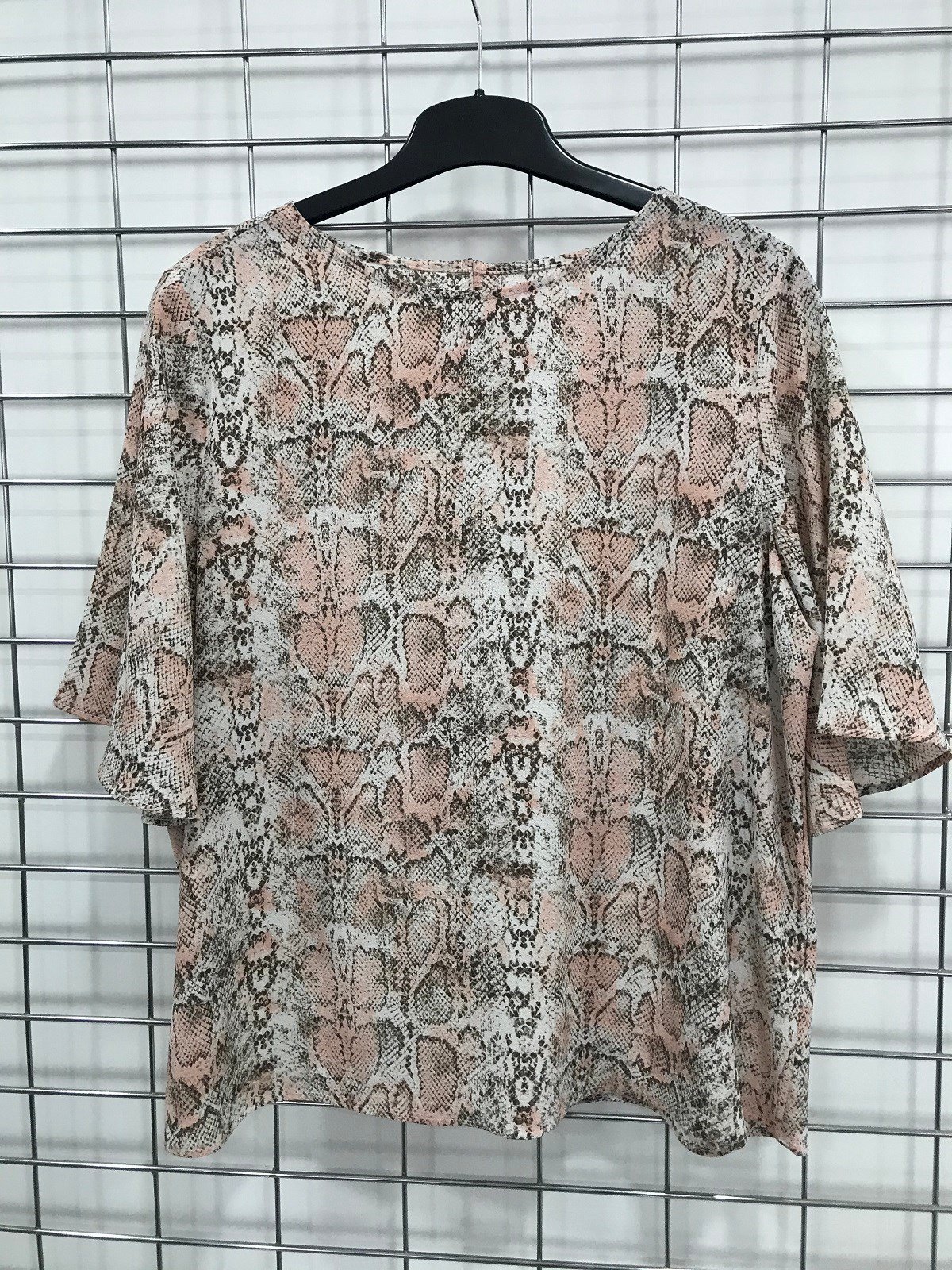 Myline-Pelerin Kol Detaylı Bluz-Büyük Beden Outlet-45656