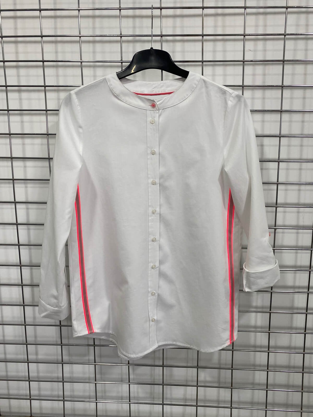 Myline-Şerit Detaylı Uzun Kollu Gömlek -Büyük Beden Outlet-66462