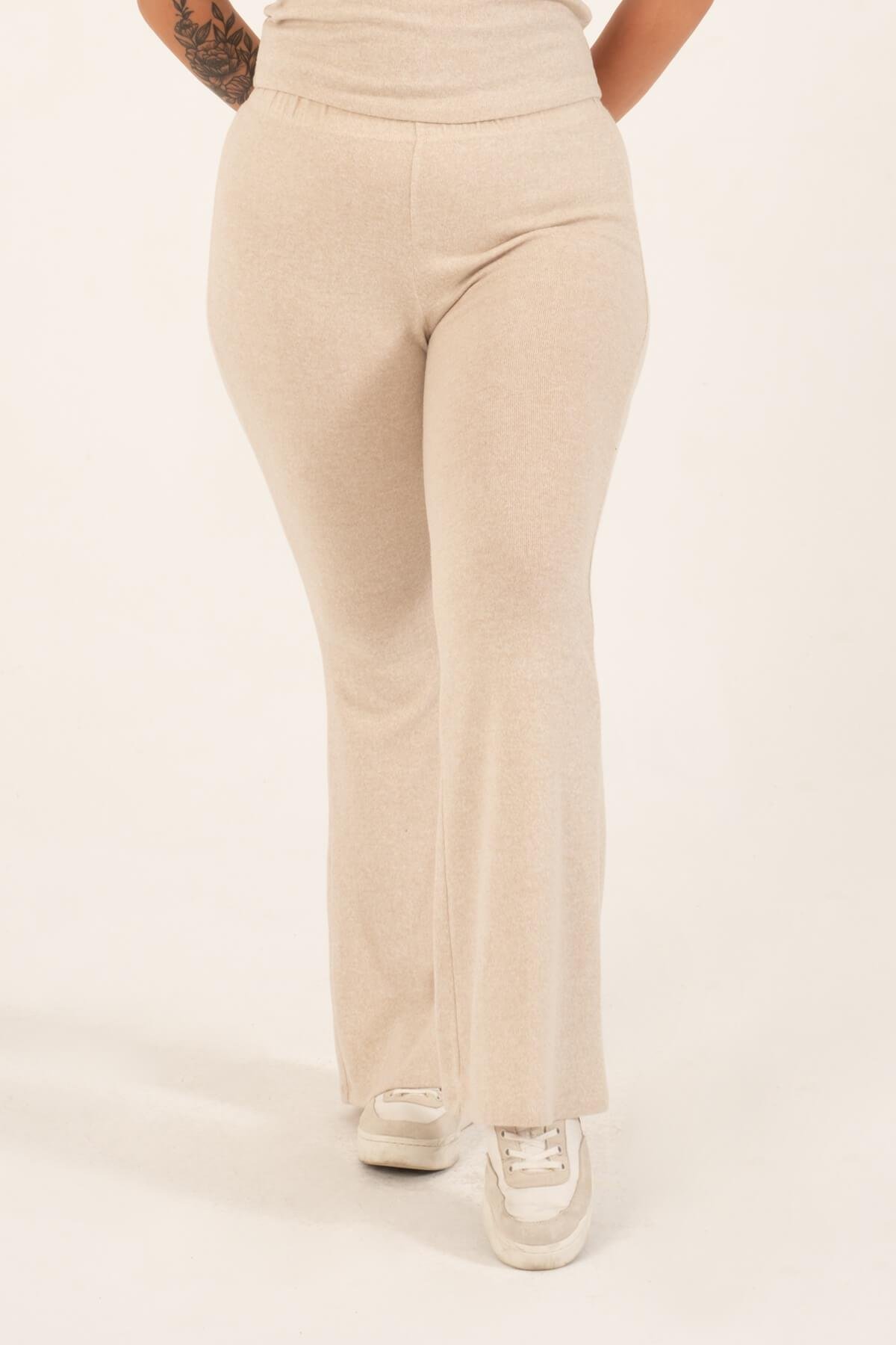 Myline-Triko Pantolon-Büyük Beden Pantolon-118398