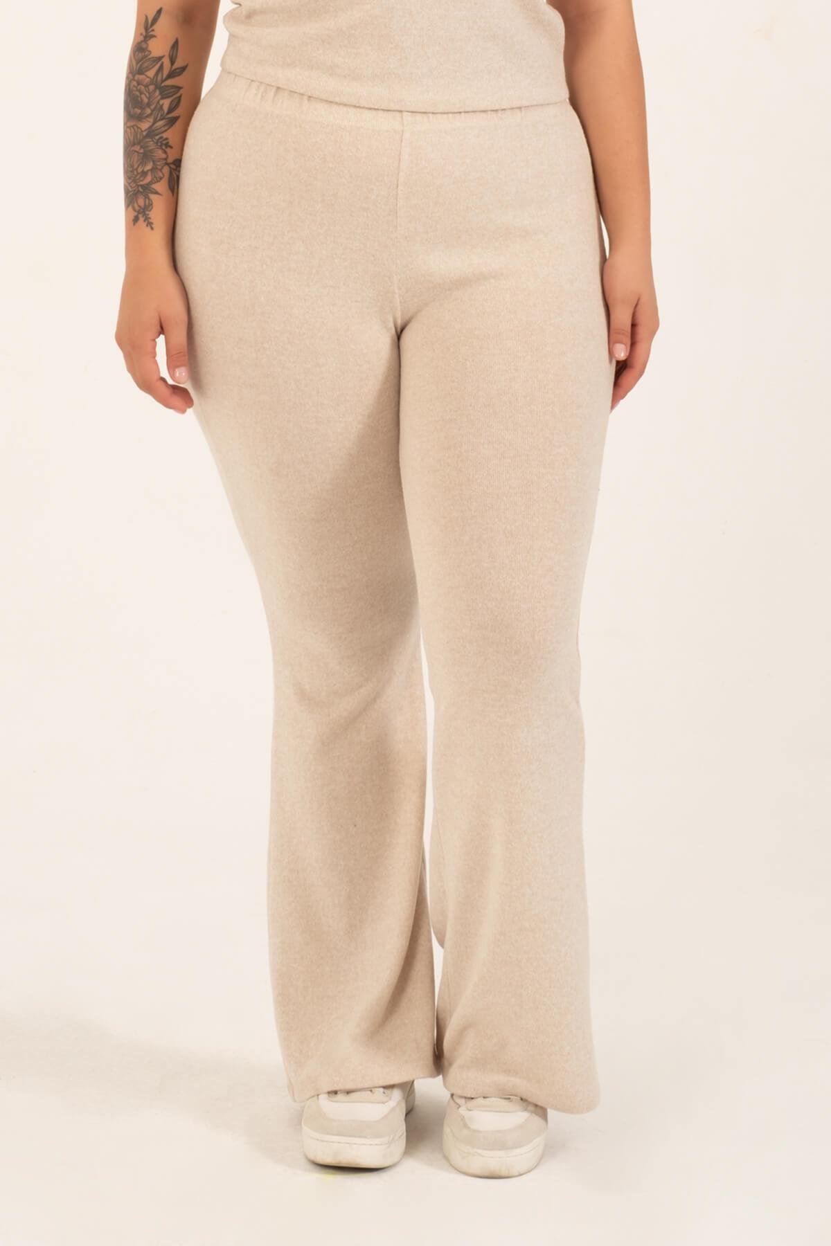 Myline-Triko Pantolon-Büyük Beden Pantolon-118398