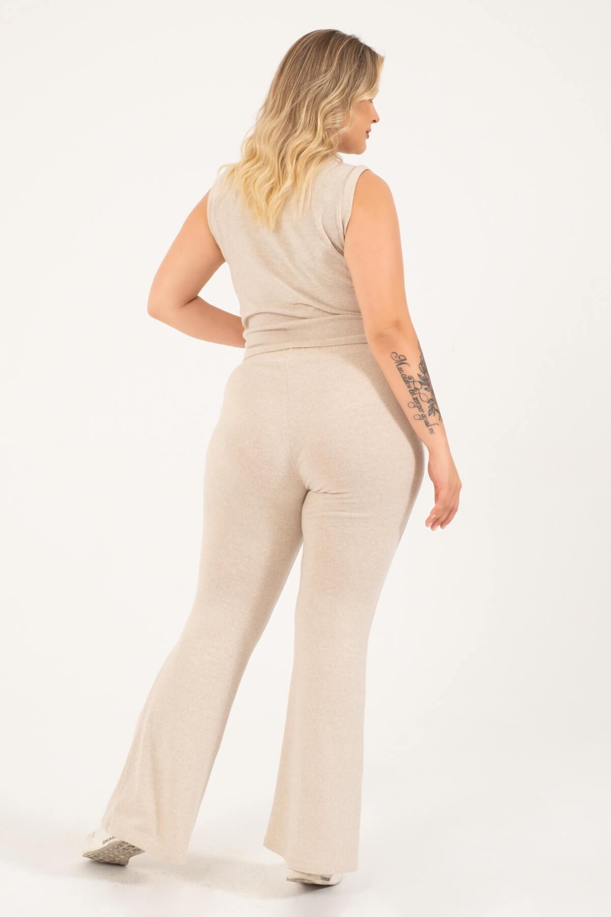 Myline-Triko Pantolon-Büyük Beden Pantolon-118398