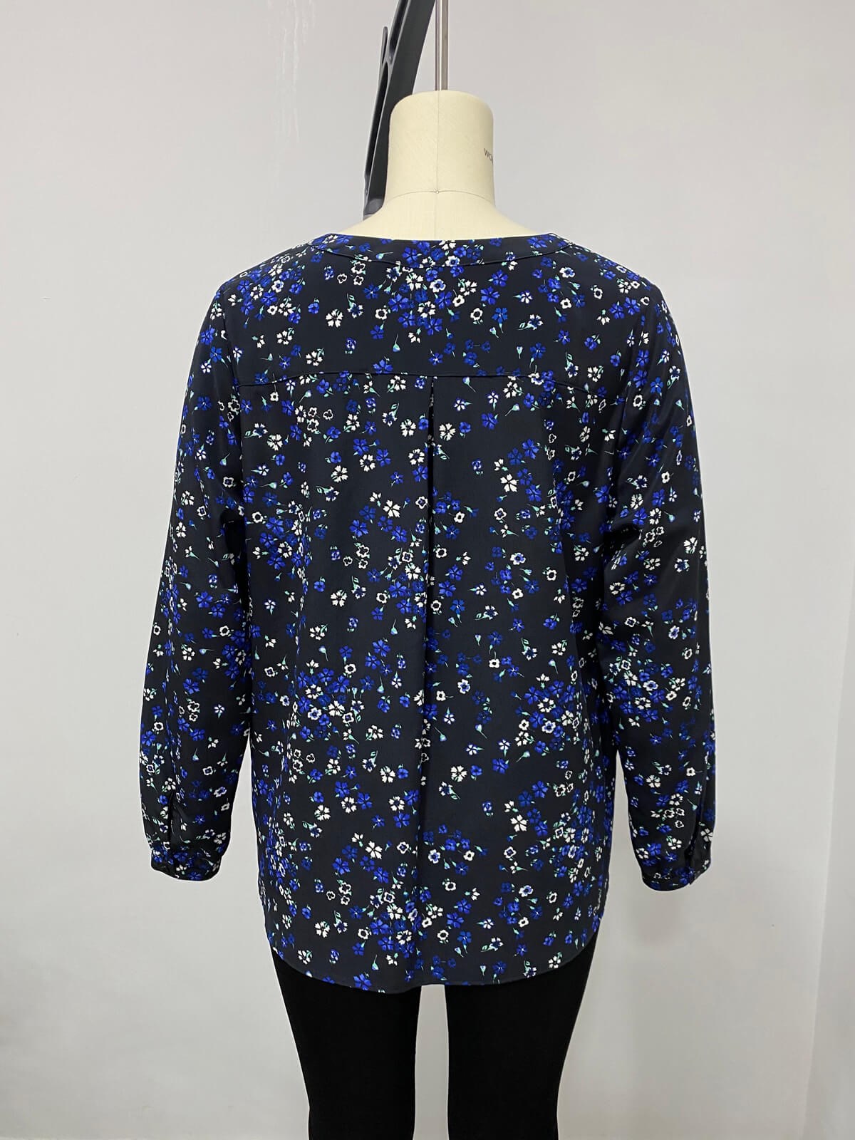 Myline-Uzun Kollu Bluz-Büyük Beden Outlet-66483