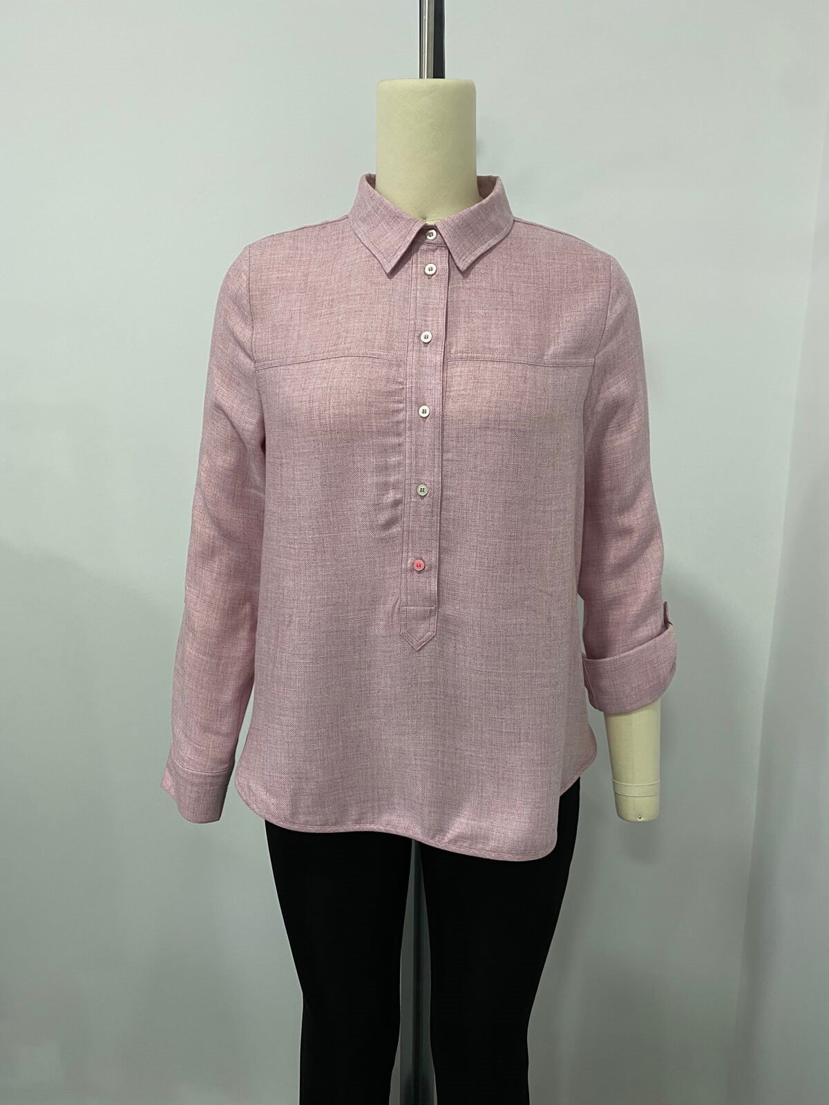 Myline-Uzun Kollu Gömlek -Büyük Beden Outlet-66466