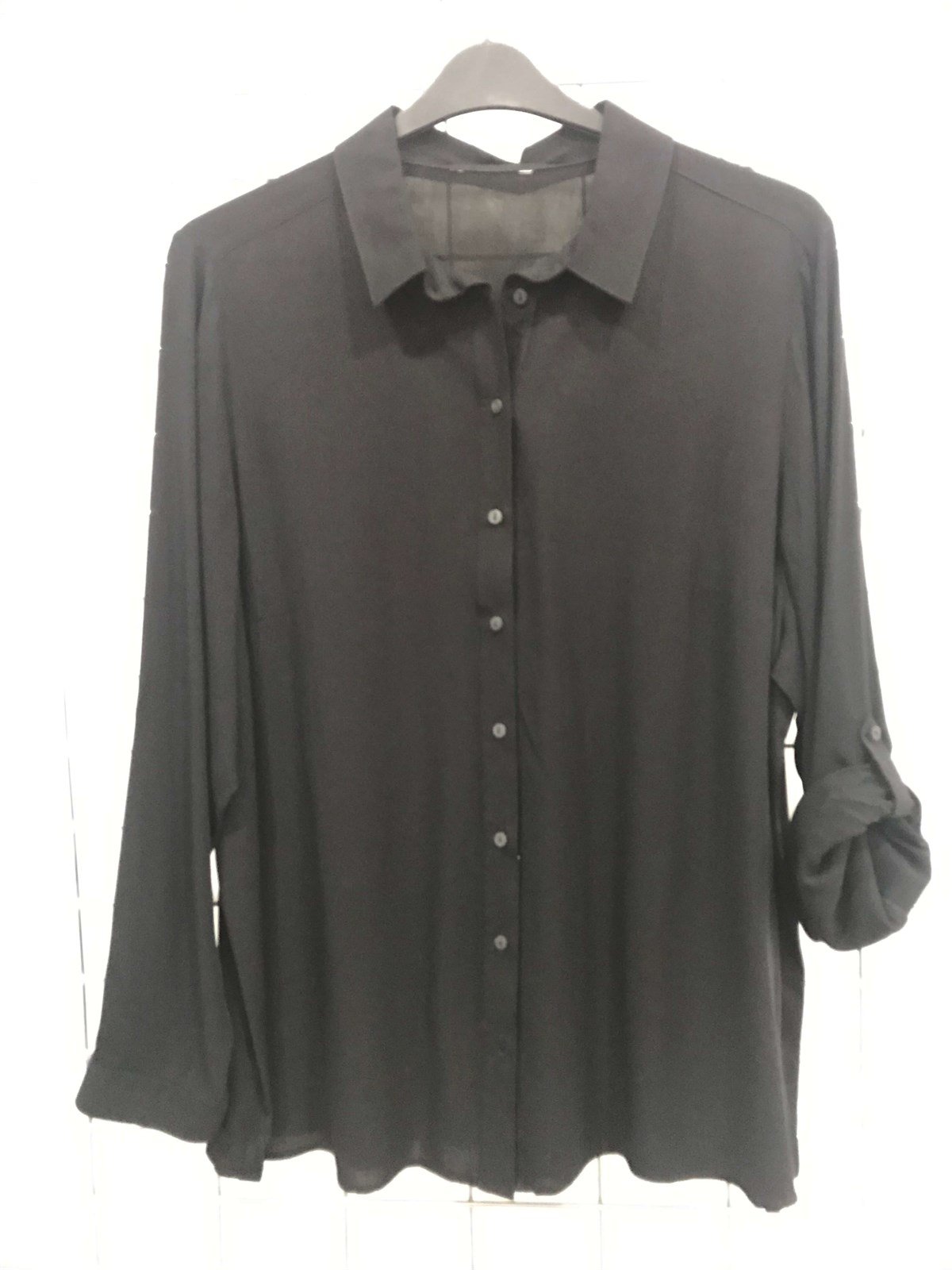 Myline-Uzun Kollu Gömlek-Büyük Beden Outlet-45620