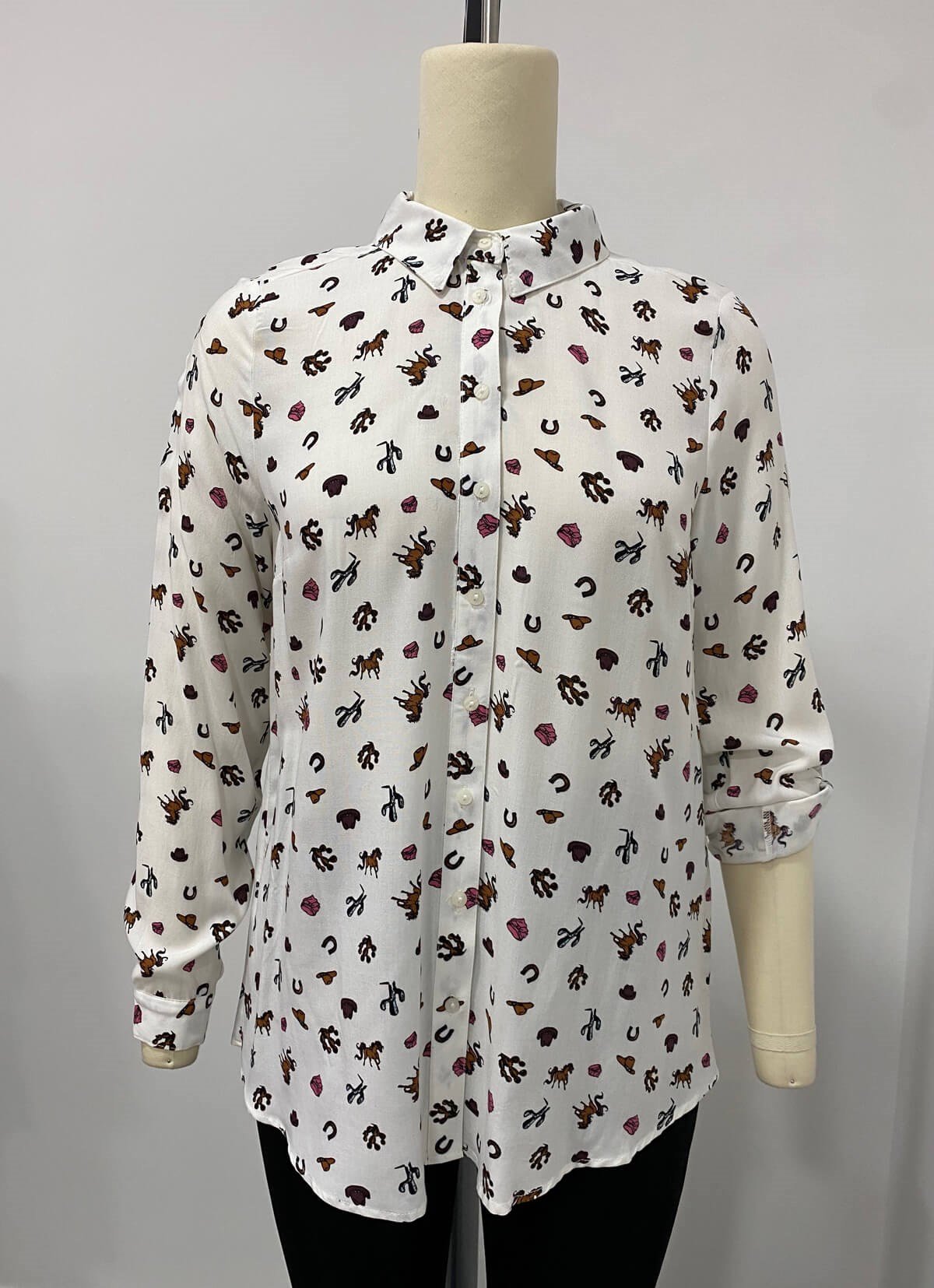 Myline-Uzun Kollu Gömlek-Büyük Beden Outlet-66544