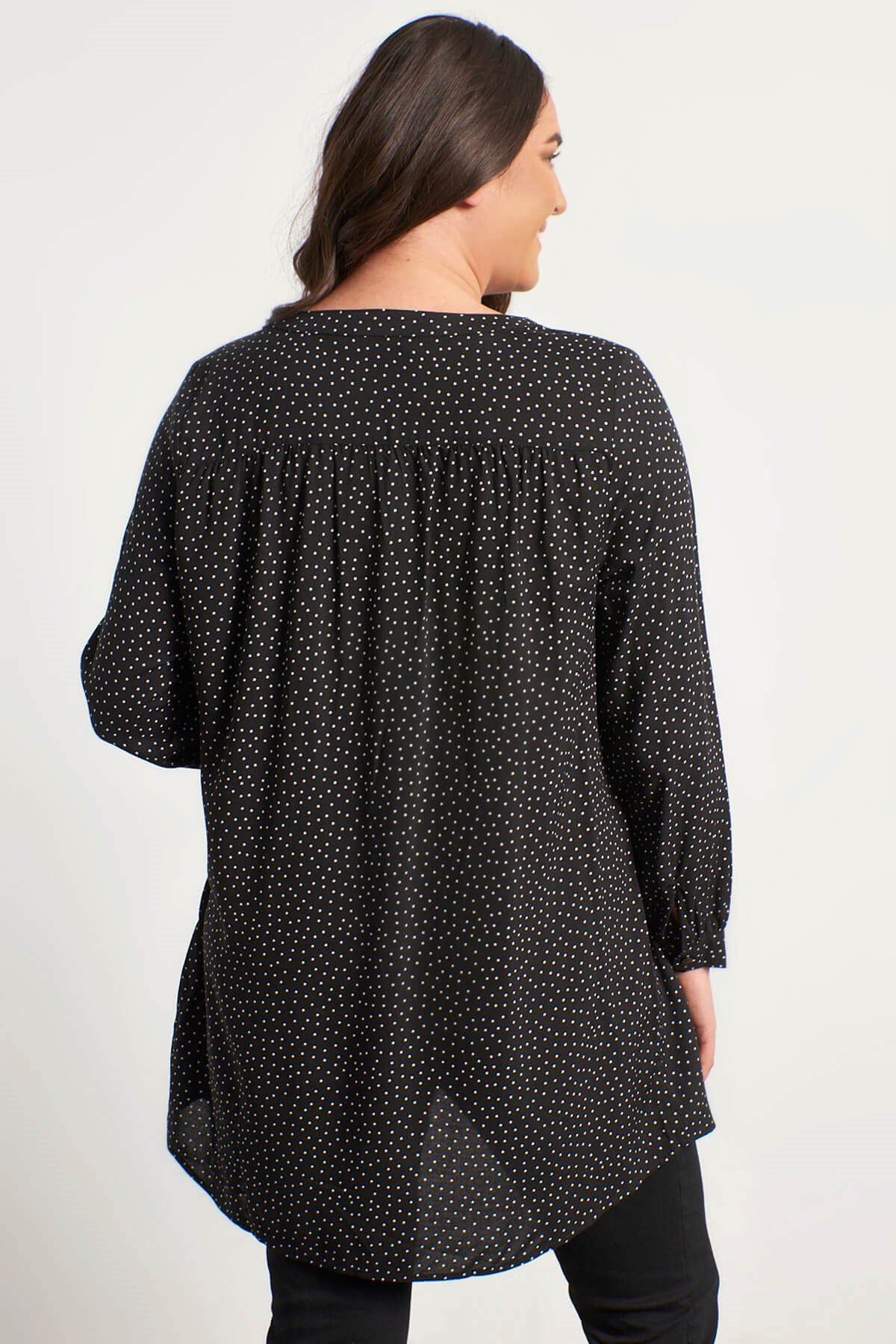 Myline-Uzun Kollu Tunik-Büyük Beden Tunik-45801