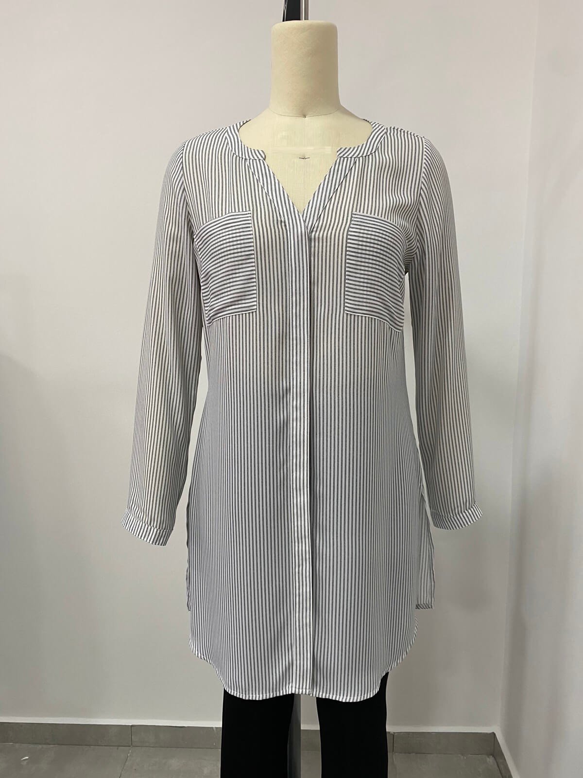 Myline-Uzun Yırtmaçlı Tunik-Büyük Beden Outlet-66540