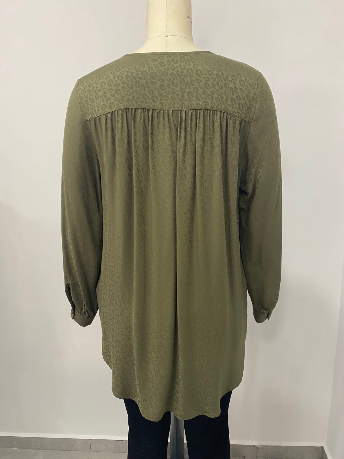 Myline-V Yaka Tunik-Büyük Beden Outlet-66530