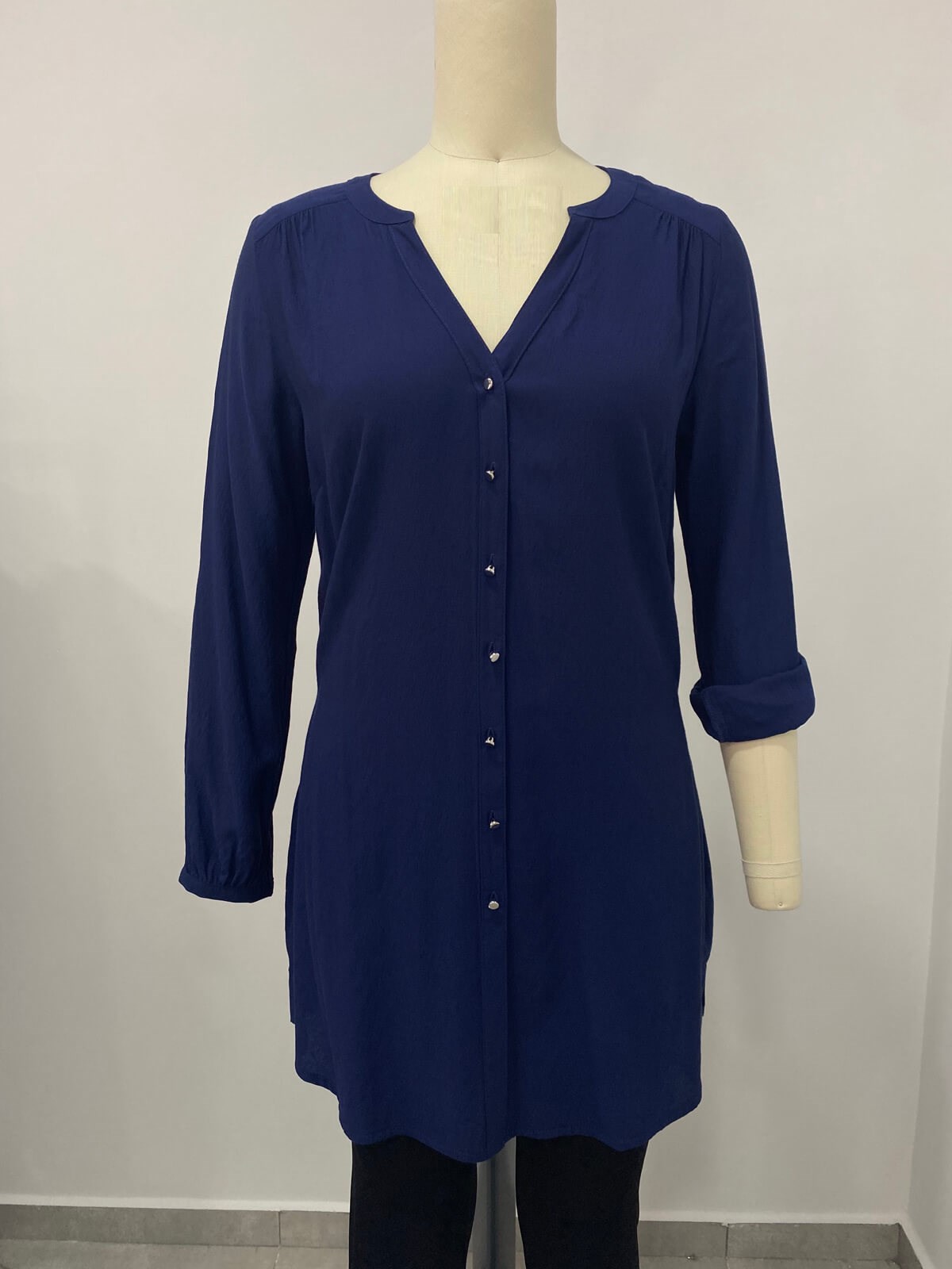 Myline-V Yaka Tunik-Büyük Beden Outlet-66567