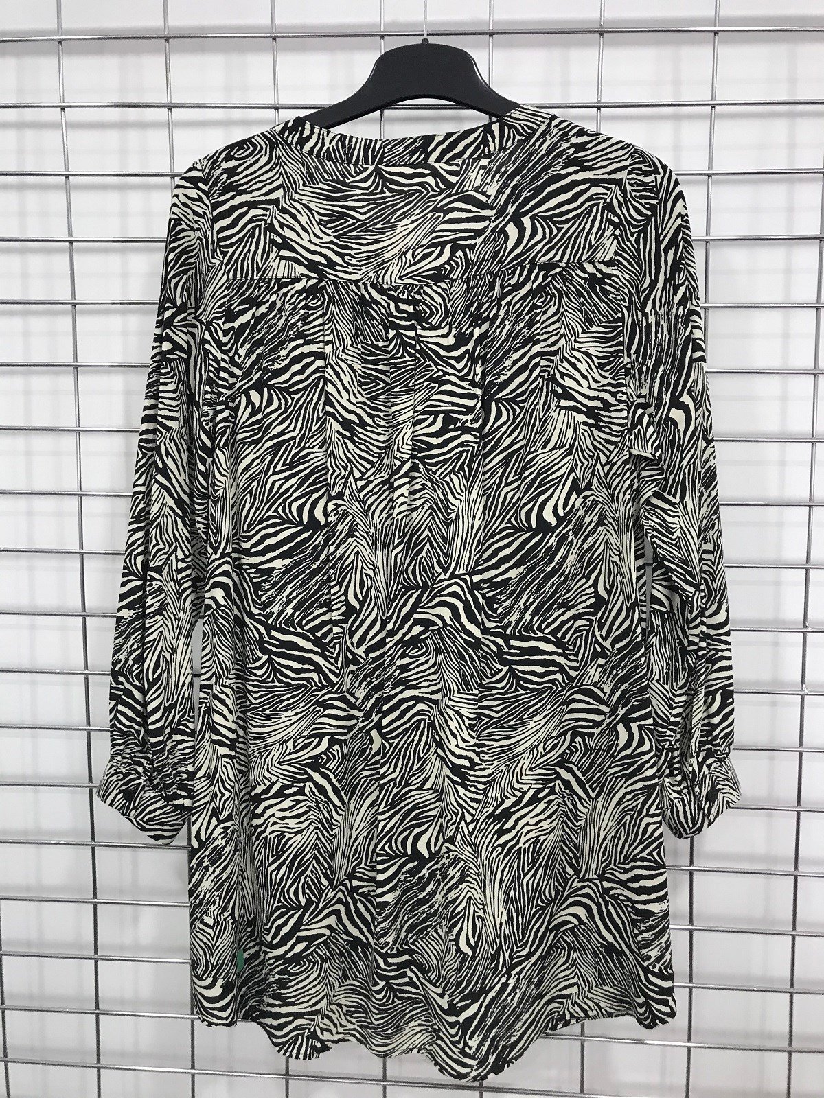 Myline-V Yaka Uzun kollu Tunik-Büyük Beden Outlet-45639