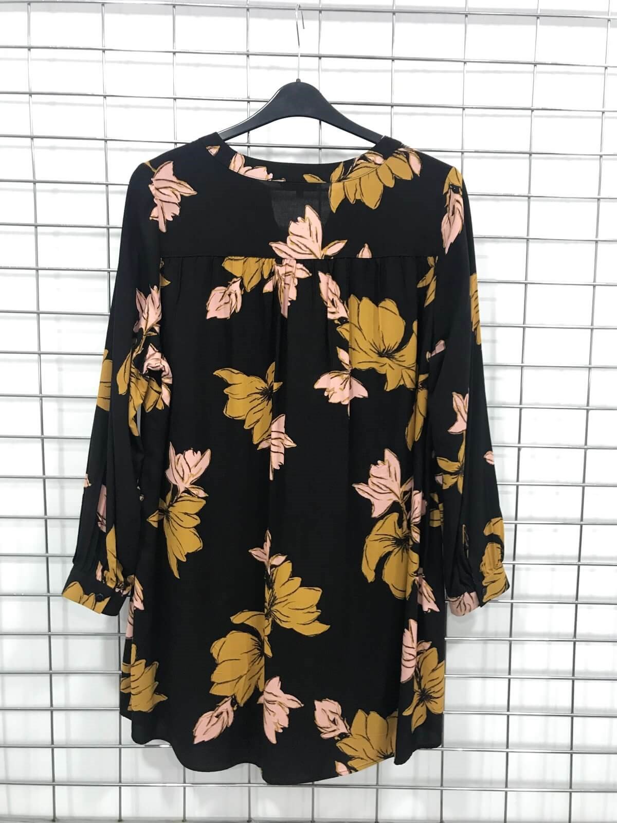 Myline-V Yaka Uzun Kollu Tunik-Büyük Beden Tunik-45874