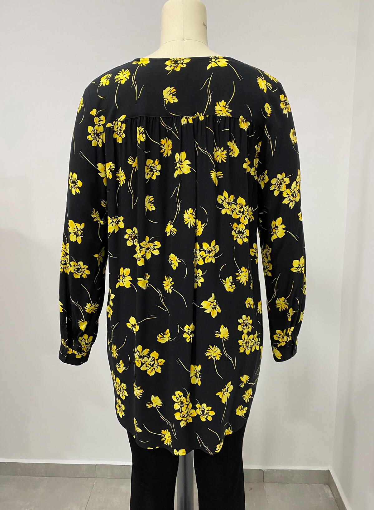 Myline-V Yaka Uzun Kollu Tunik-Büyük Beden Outlet-66561