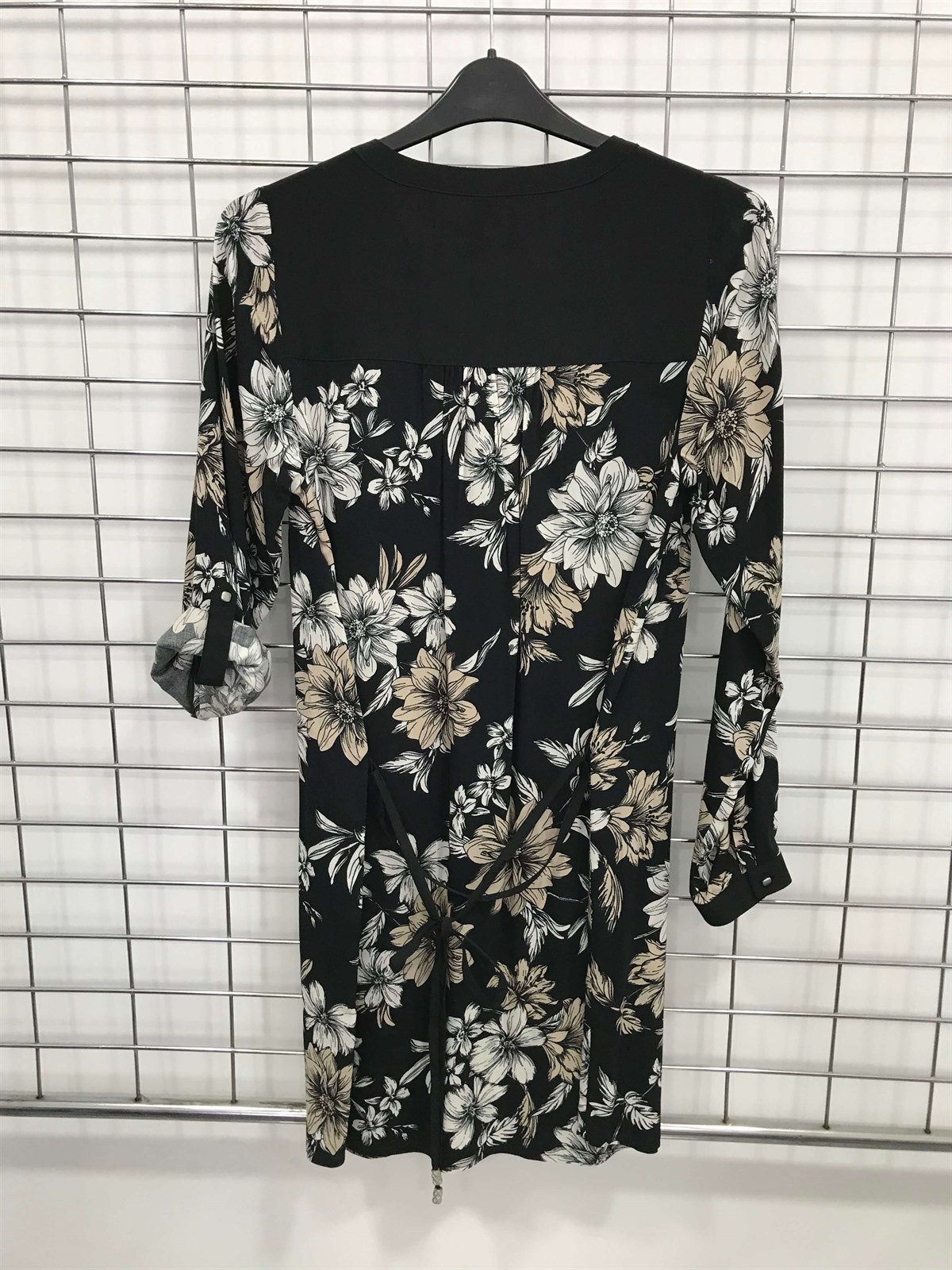 Myline-Yaka Detaylı Uzun Kollu Tunik-Büyük Beden Outlet-45582