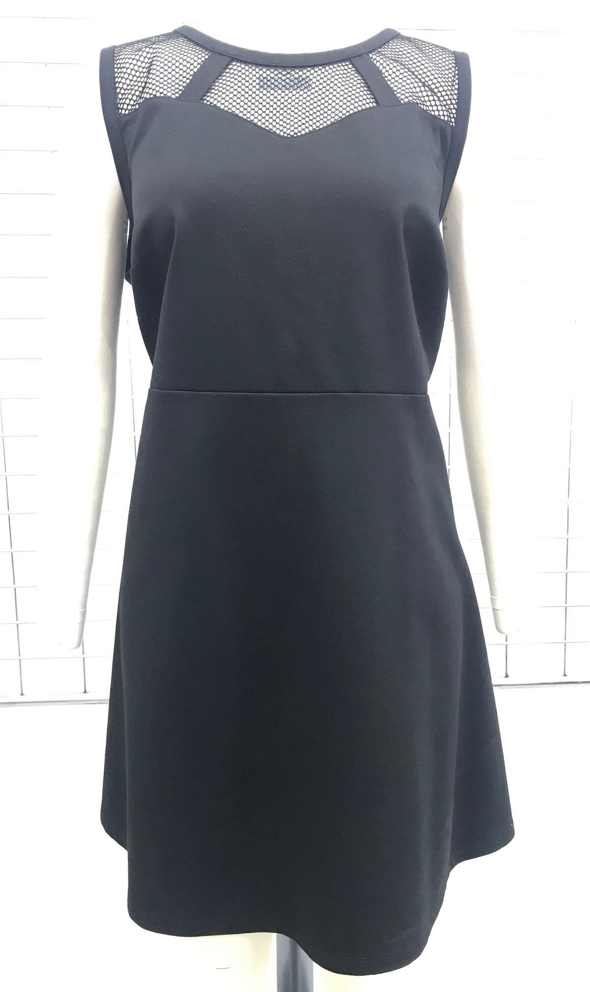 Myline-Yakası File Detaylı Elbise-Büyük Beden Outlet-45963