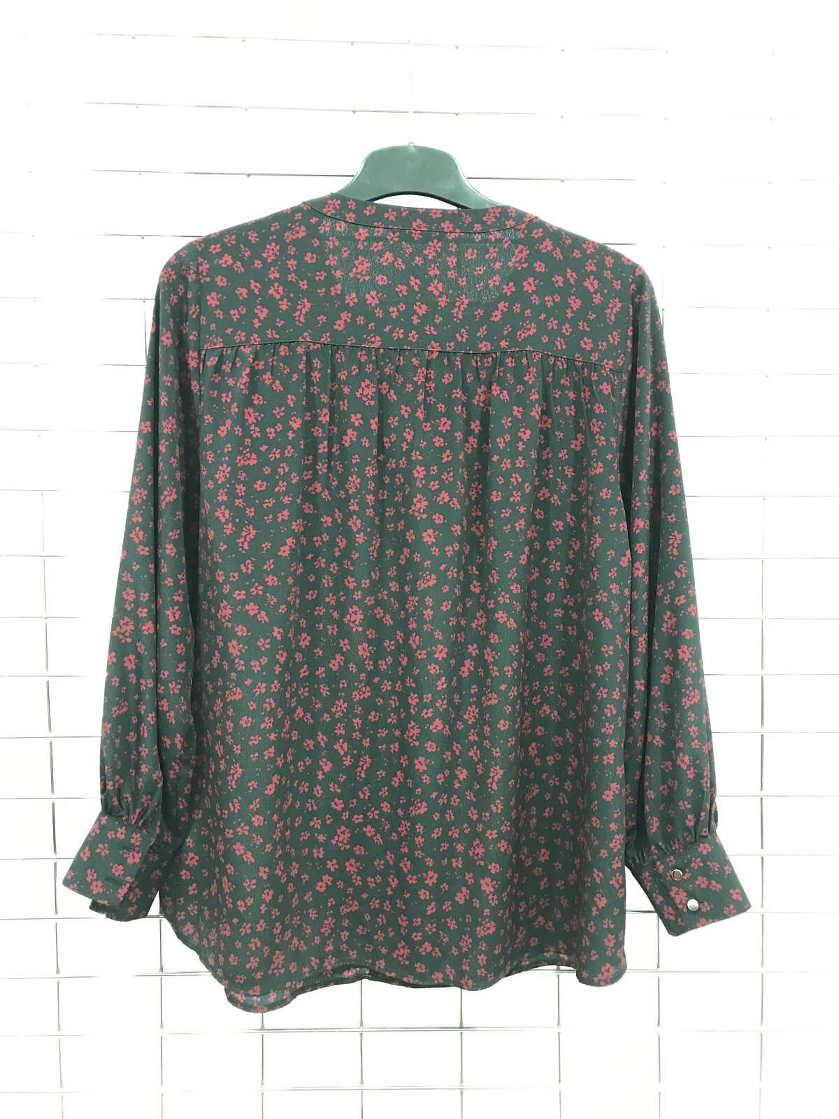 Myline-Yakası Fiyonk Detaylı Bluz-Büyük Beden Outlet-45913