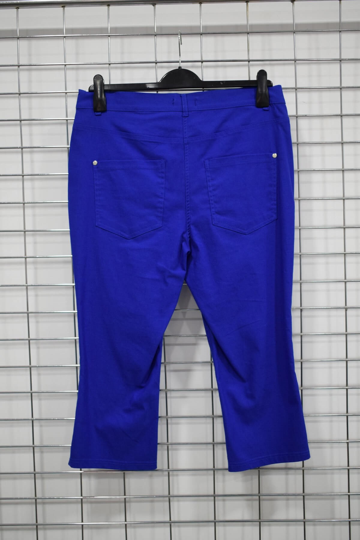 Myline-Yırtmaçlı Kapri Pantolon-Büyük Beden Outlet-56214