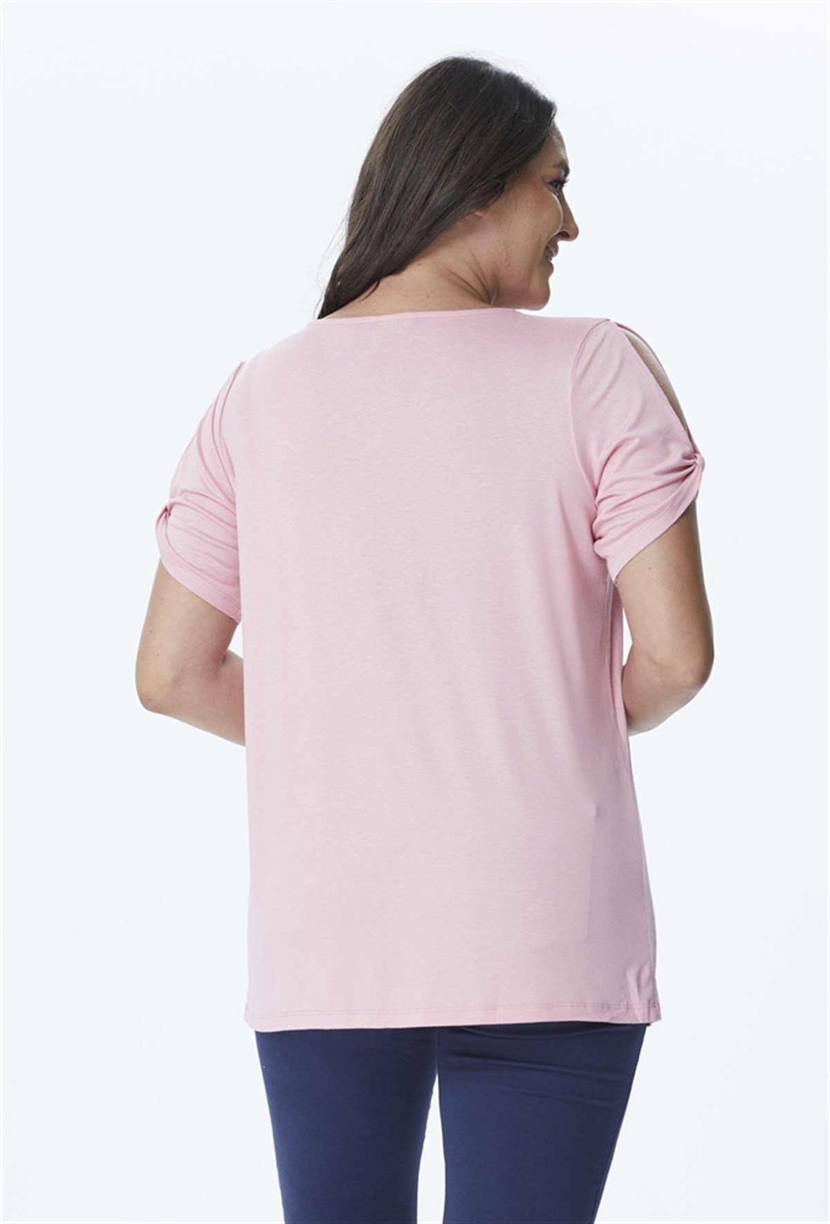 Omuzlar Detaylı T-ShirtMYLINE23900