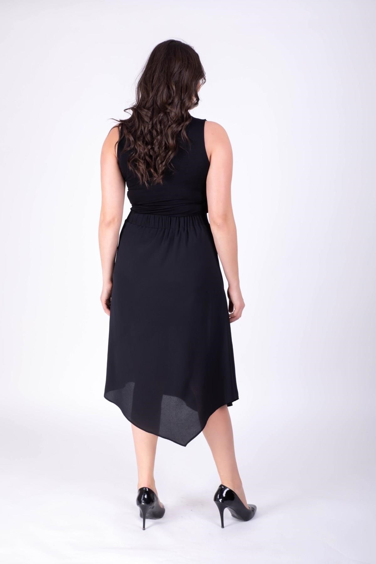 Önden Yırtmaçlı Arka Bel Lastikli EtekMYLINE34322