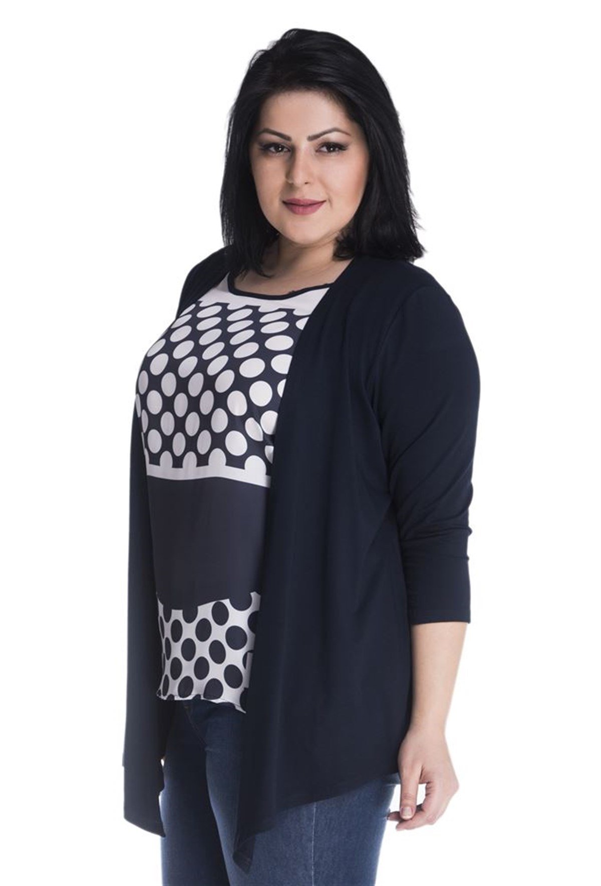 Önü Baskılı Atlet Ve Hırka İkili TakımMYLINE13398-m