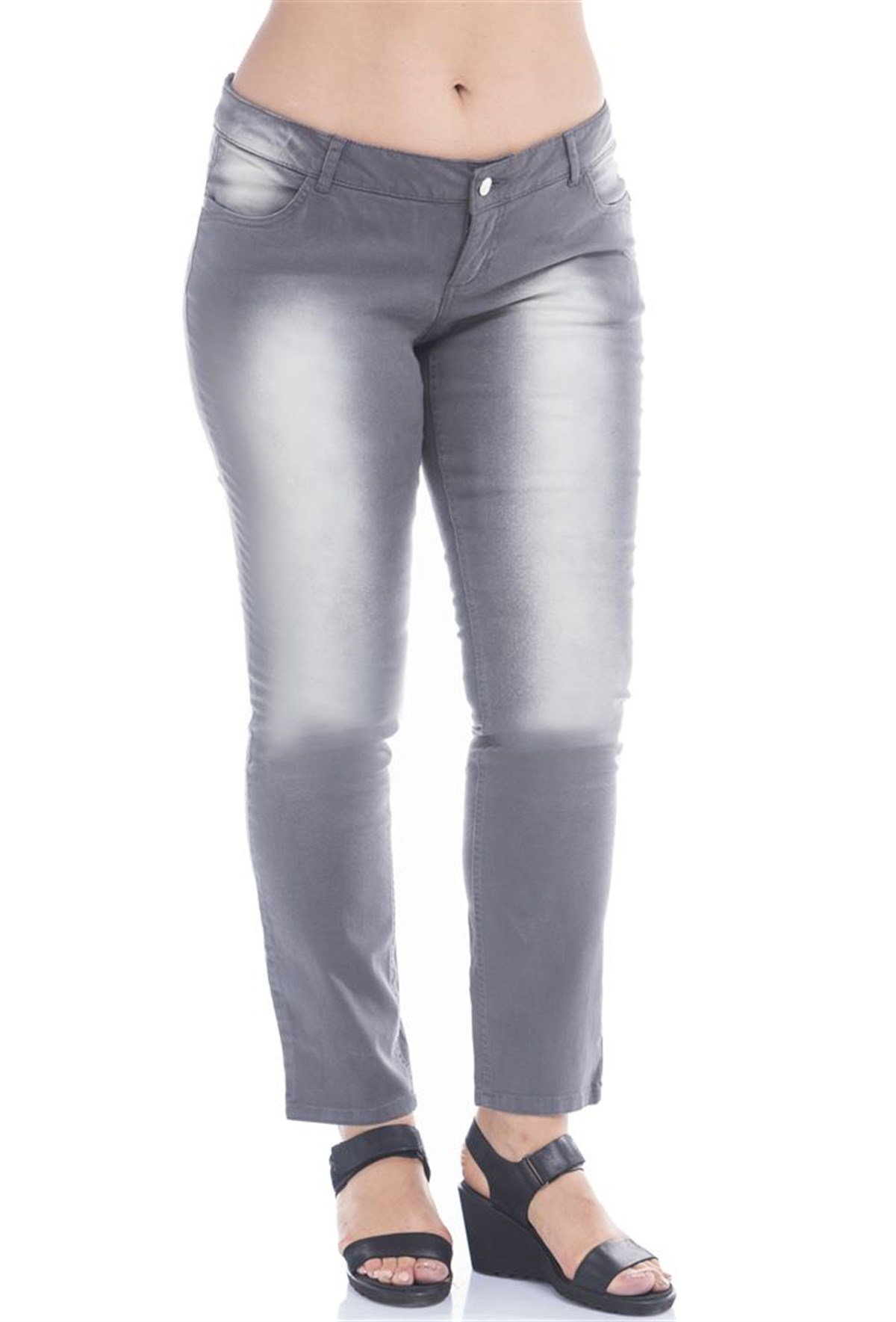 Önü Spreyli Strech PantolonMYLINE12420-m