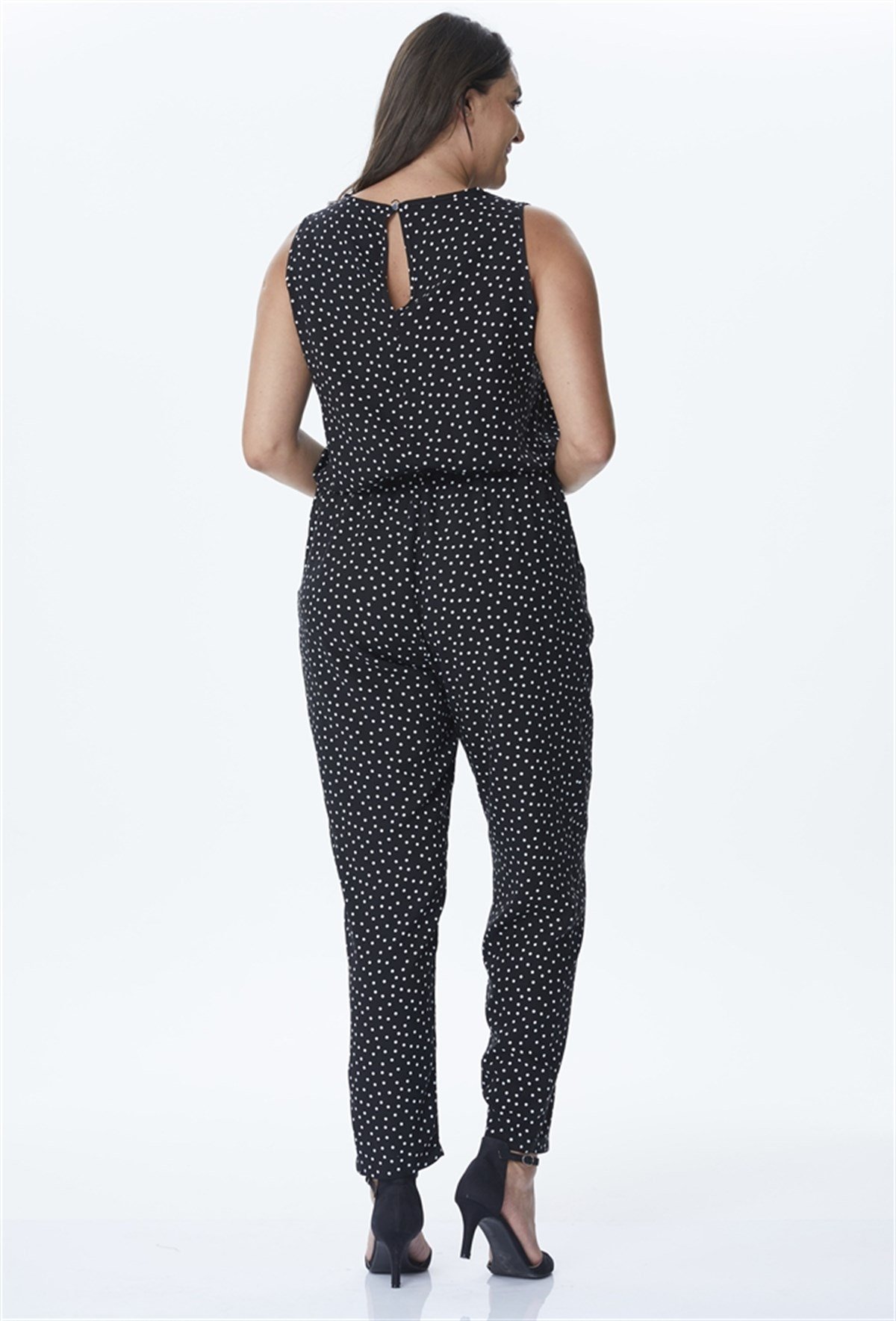 Puantiye Desenli TulumMYLINE23974