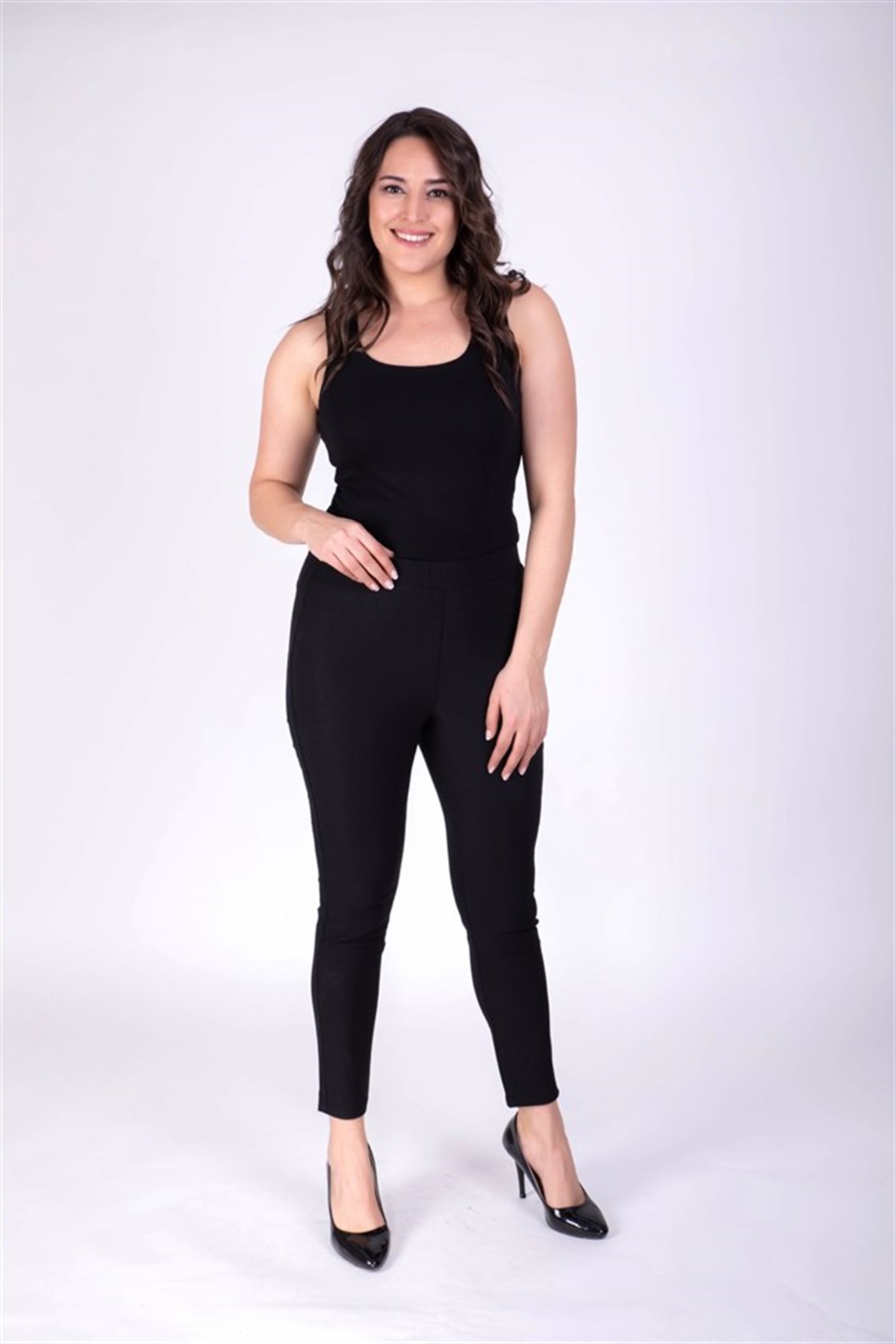 Push-Up Beli Lastikli PantolonMYLINE24087