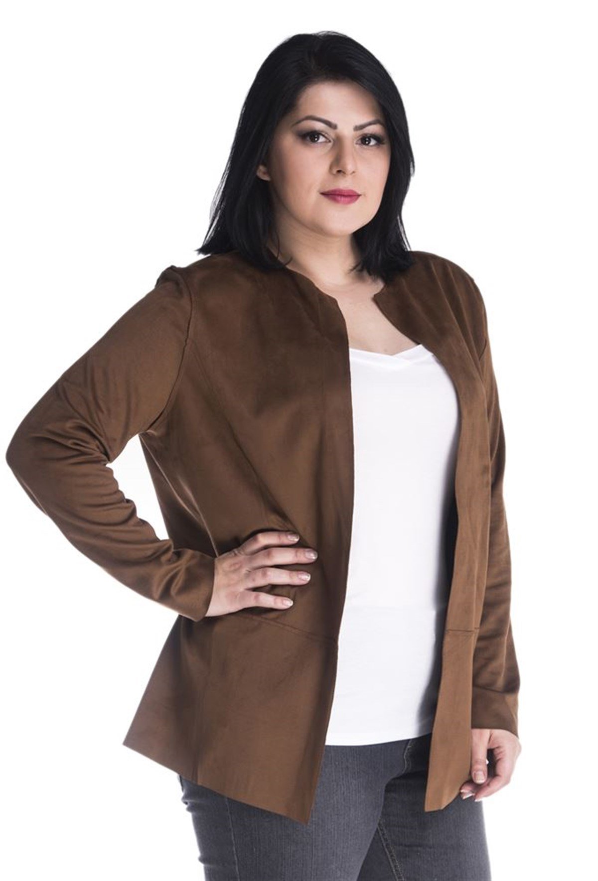 Süet CeketMYLINE23410-m