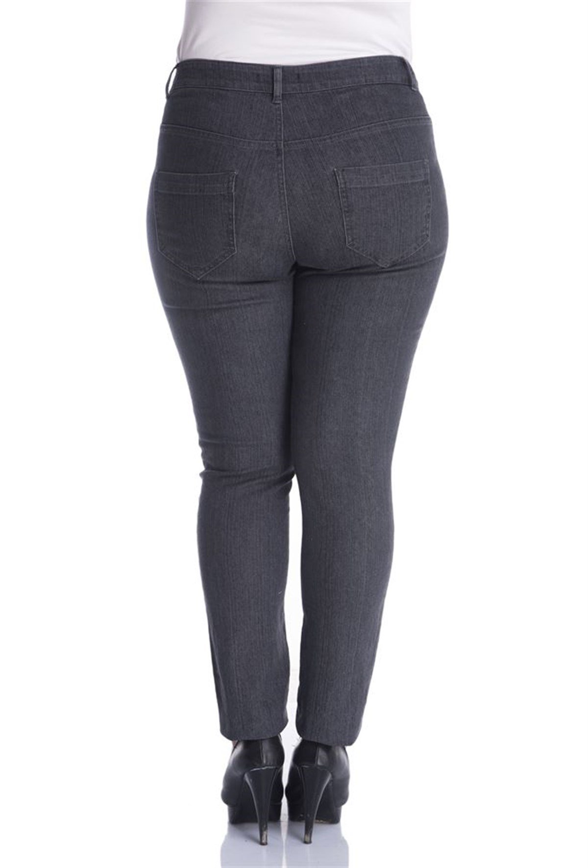 Süs Taşlı 5 Cep Denim PantolonMYLINE13403-m