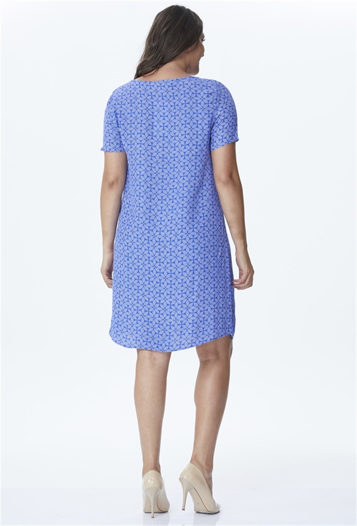 Yaka Detaylı ElbiseMYLINE23948