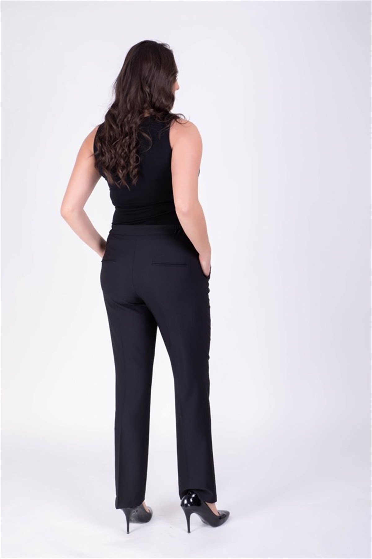 Yanı Lastikli Klasik PantolonMYLINE24032