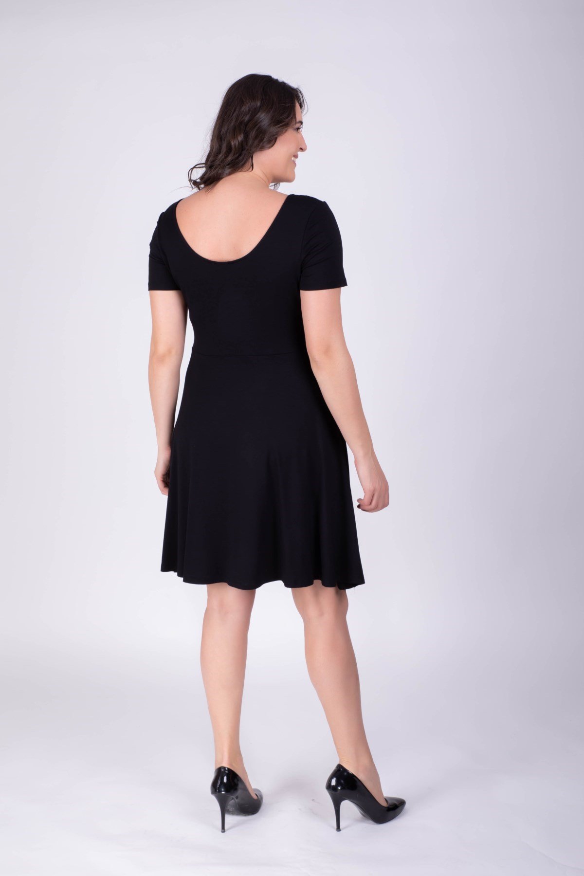 Yuvarlak Yaka ElbiseMYLINE34393