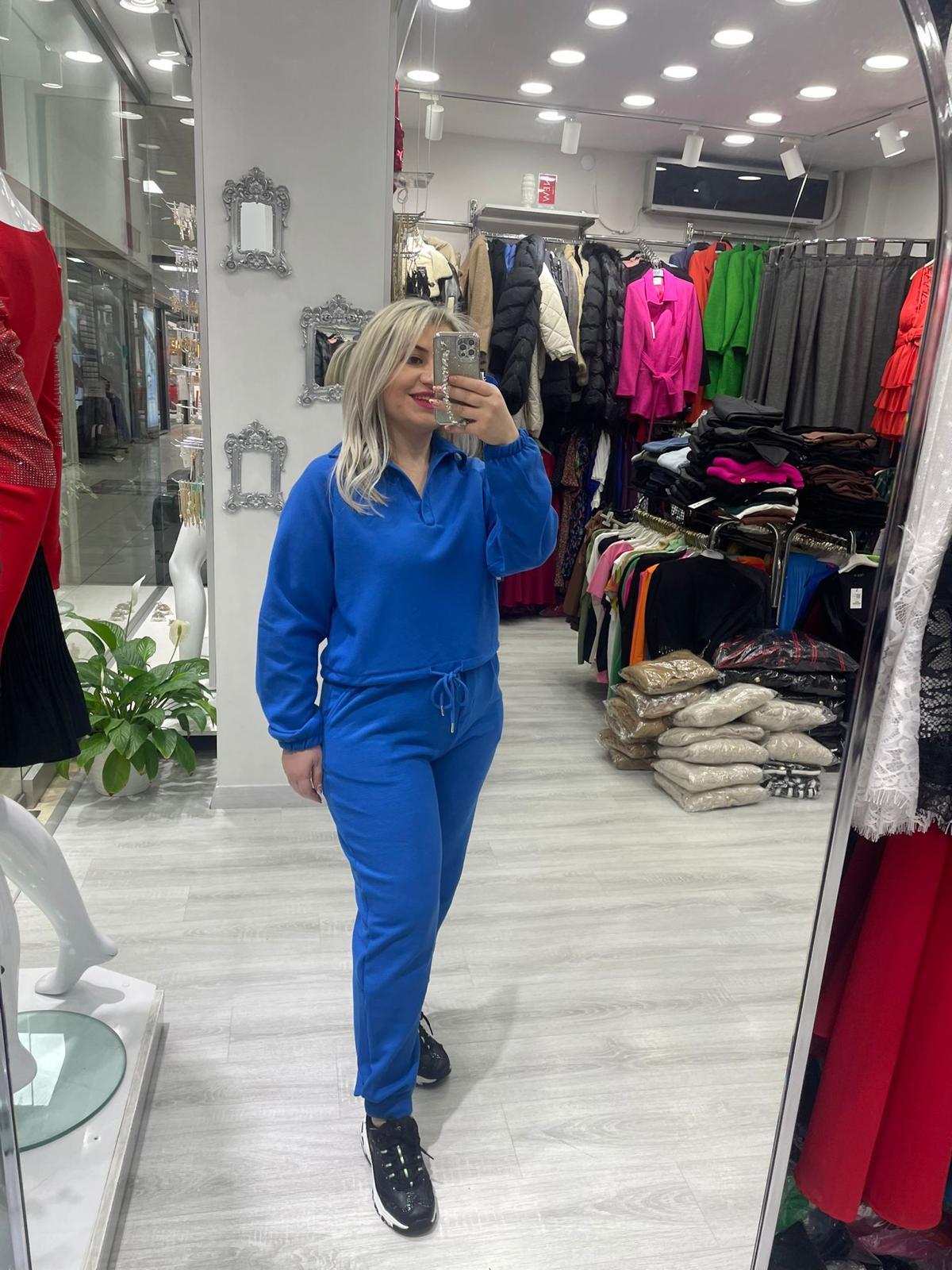 Mavi Wafle Kumaş Polo Yaka Sweat · 6