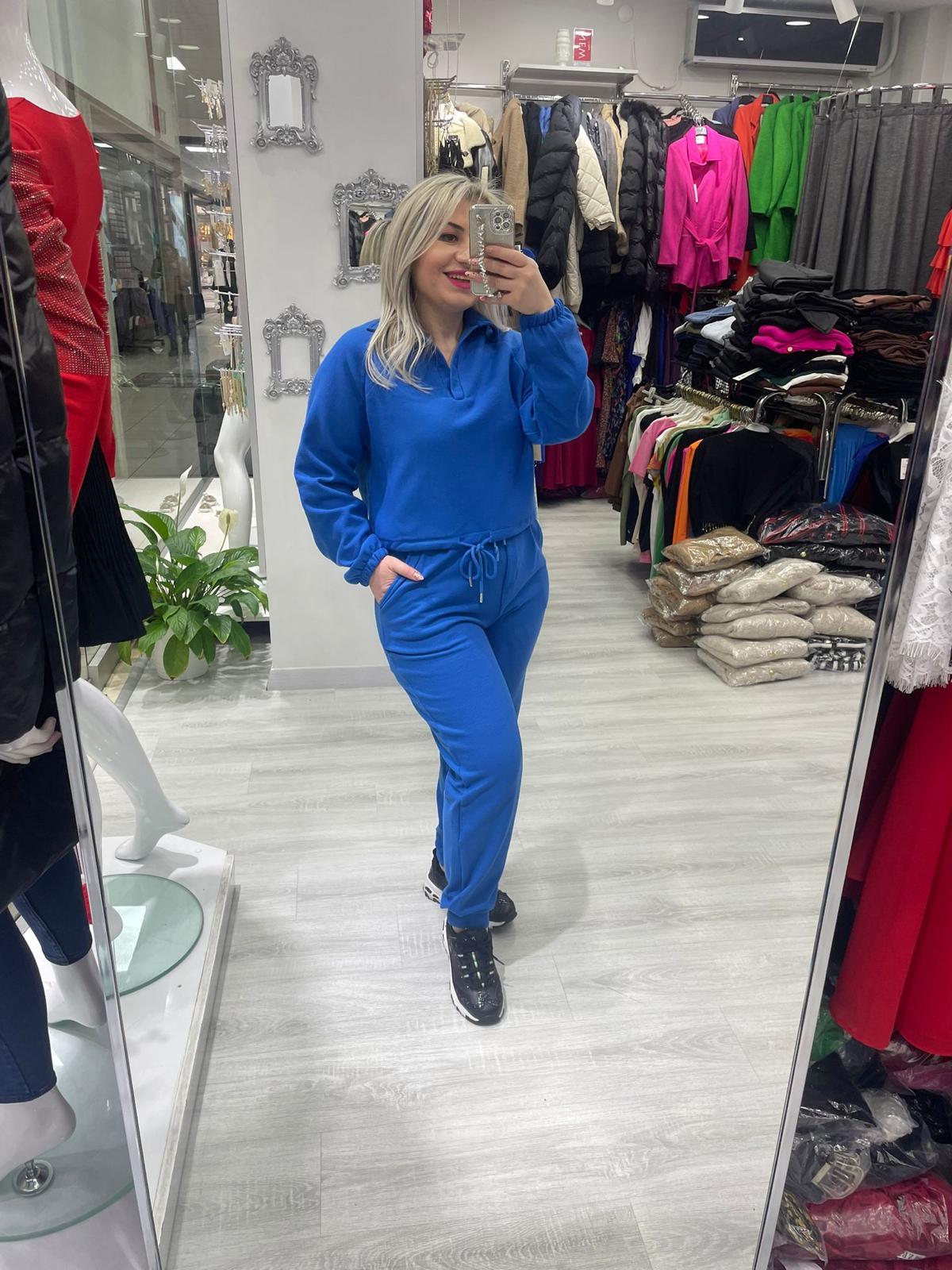 Mavi Wafle Kumaş Polo Yaka Sweat · 7