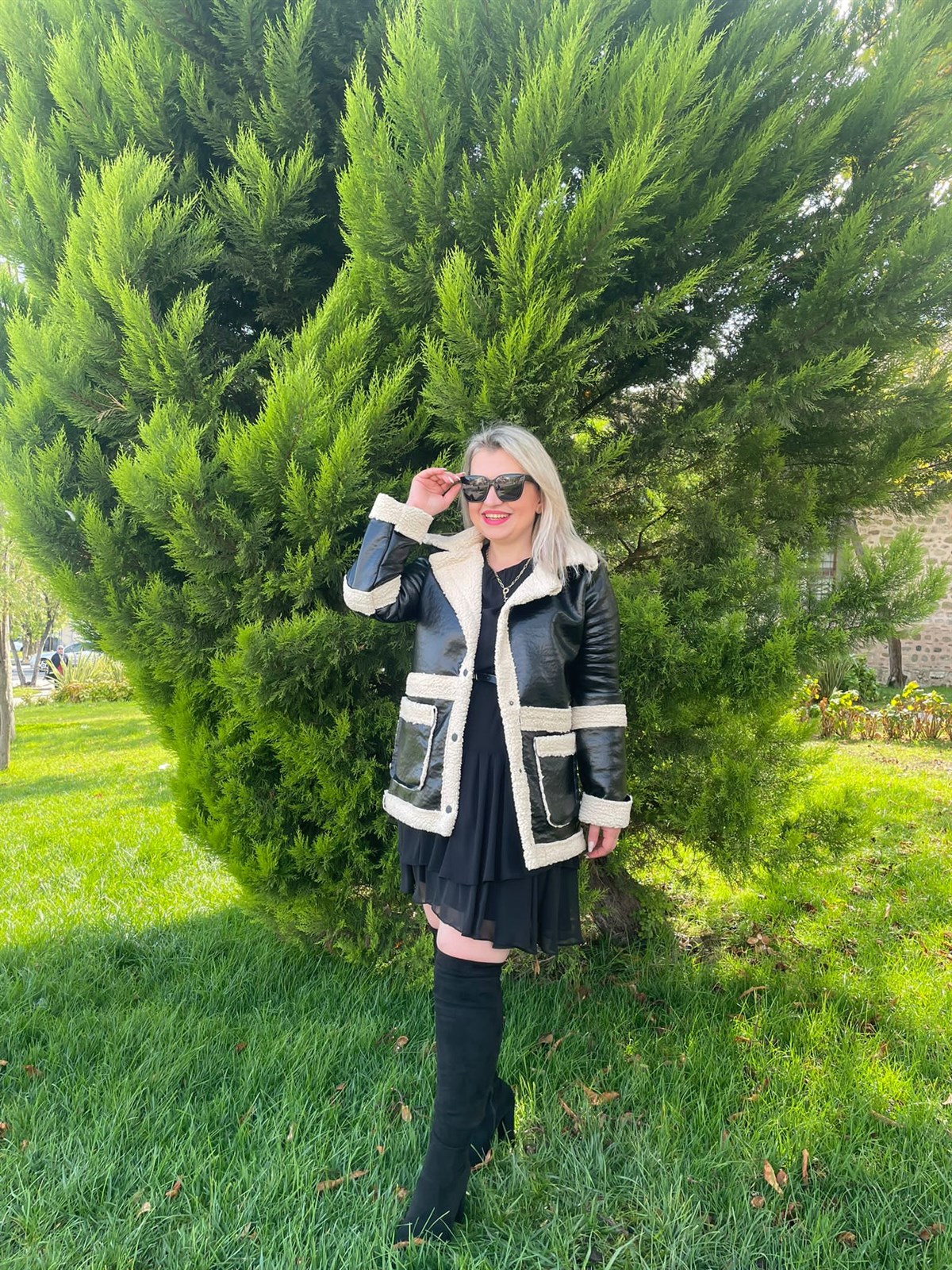 Uzun Mng Model Deri Biker Kaban