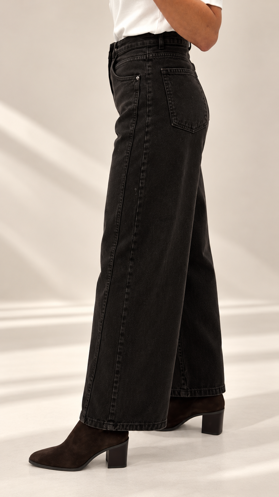 Acı Kahve Dikiş Detaylı Jean 545