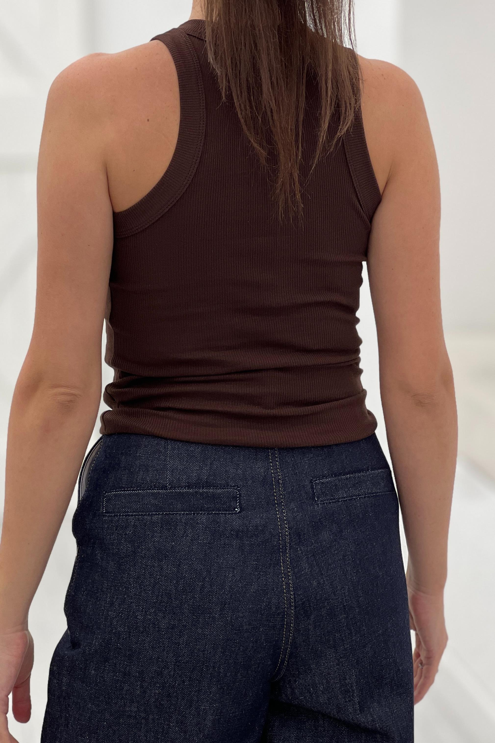 Acı Kahve Halter Yaka Atlet 23067