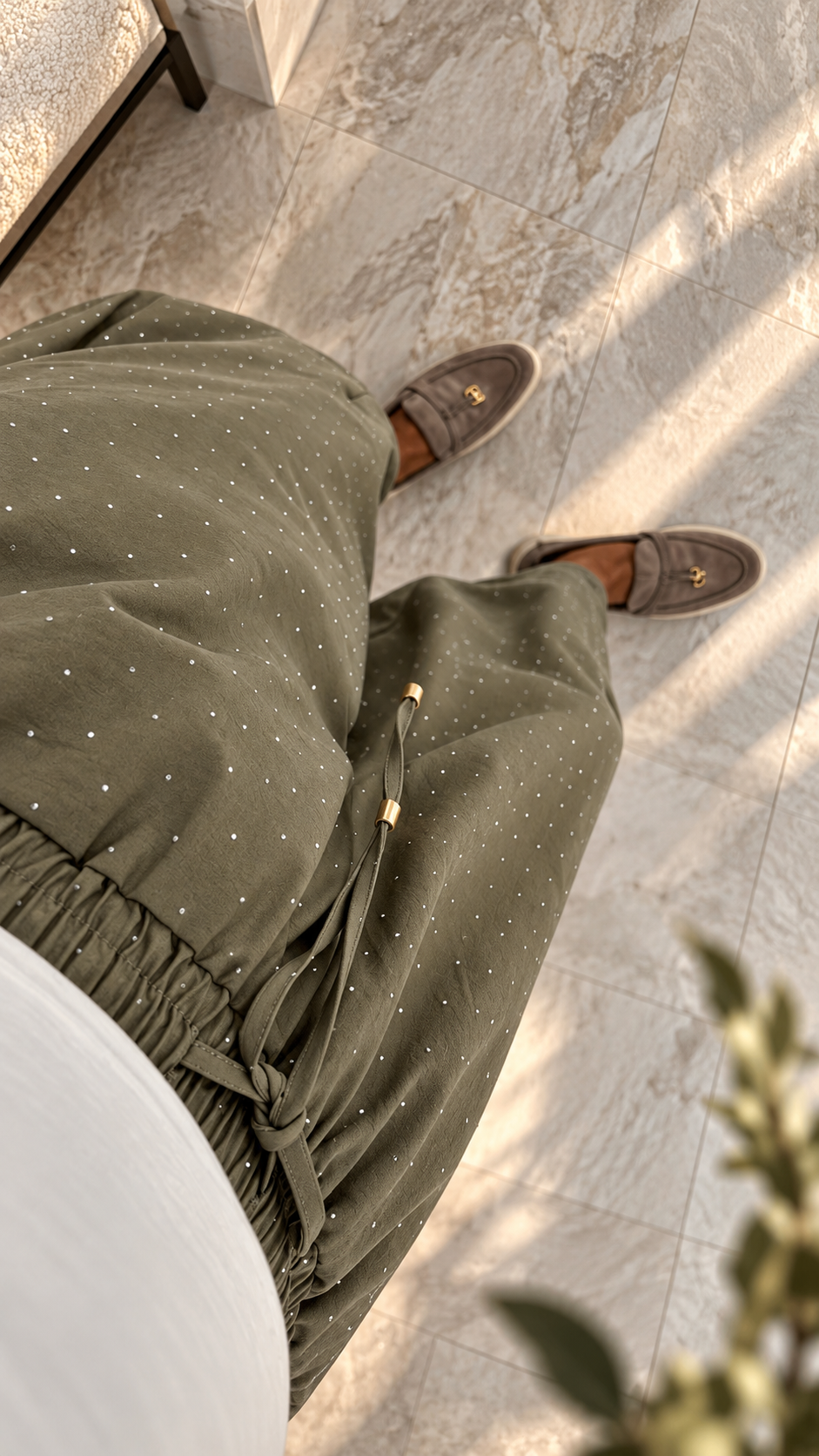 Bej Taşlı Pantolon 51470