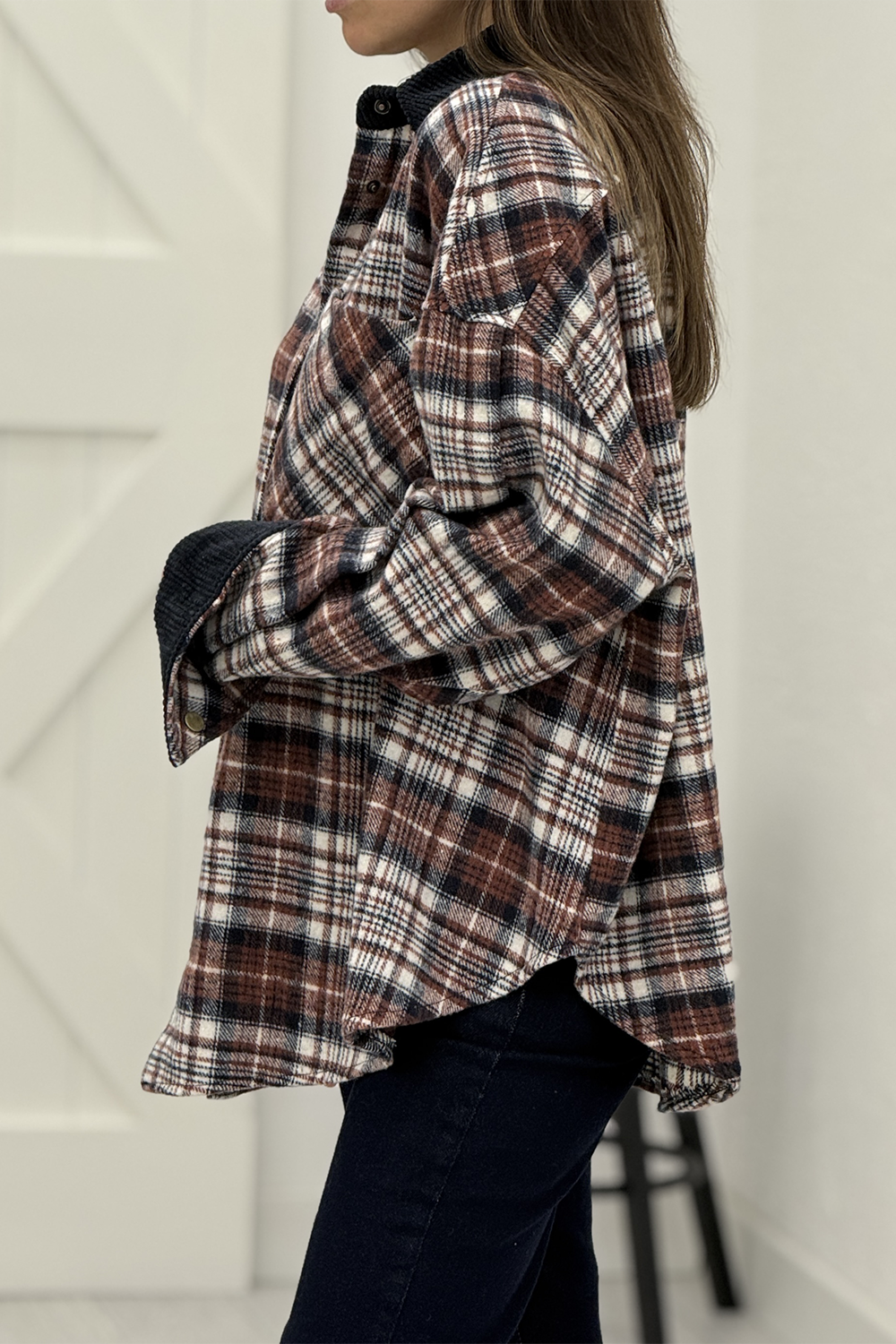 Bordo Oduncu Ceket 4013