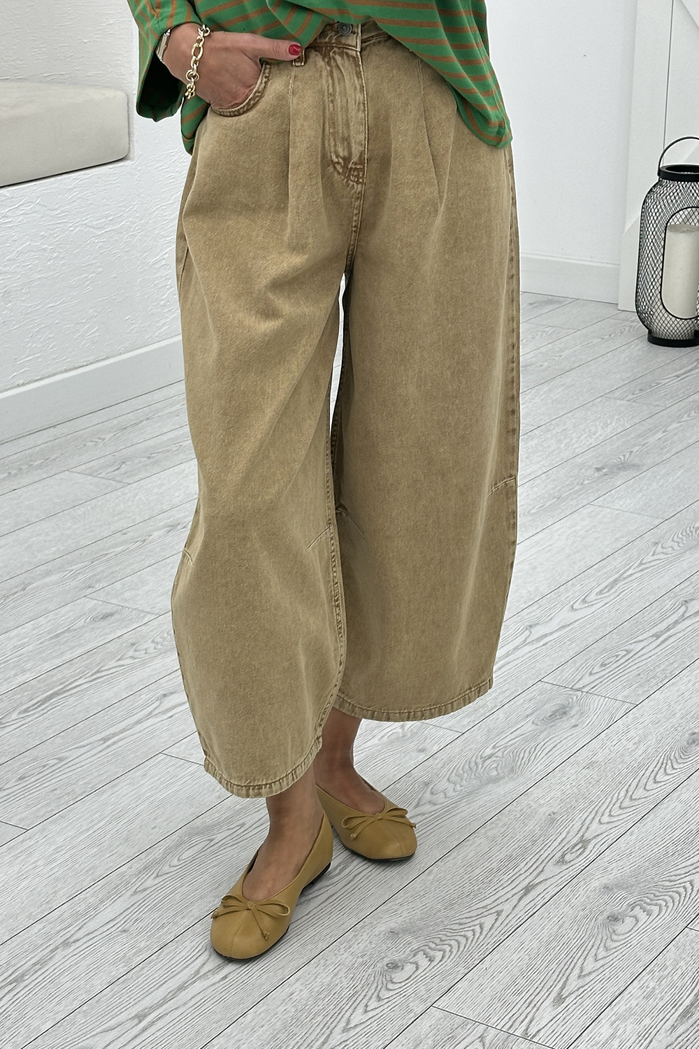 Camel Barrel Jean 0107