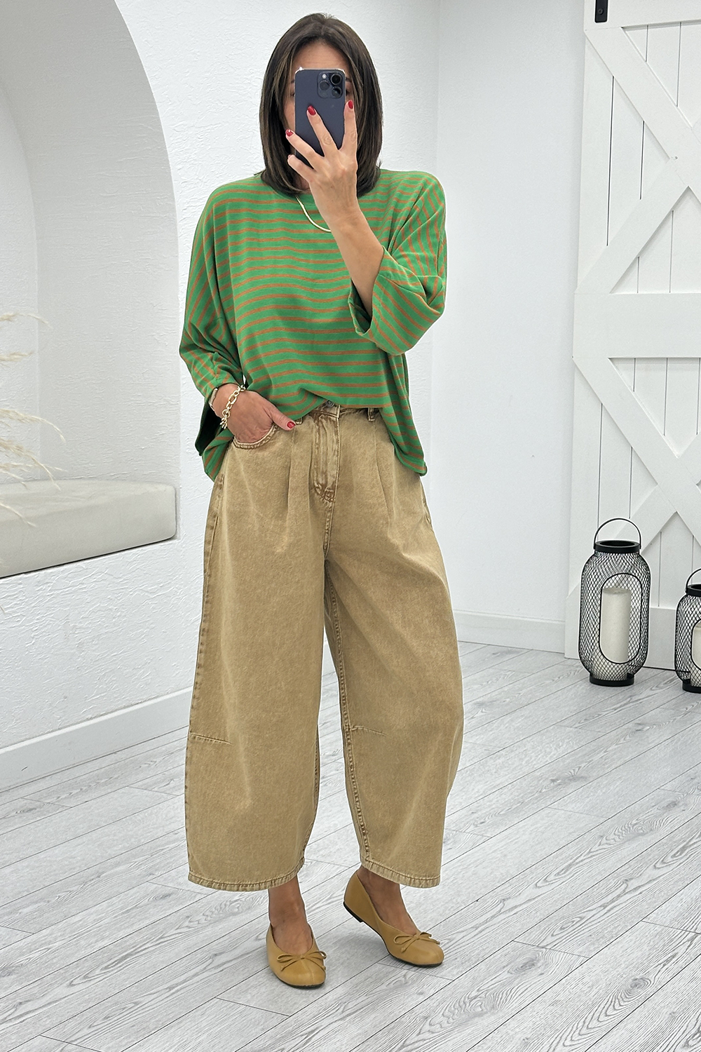 Camel Barrel Jean 0107