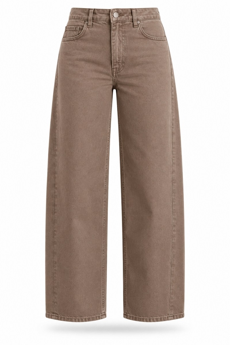 Camel Dikiş Detaylı Düz Kesim Jean 535