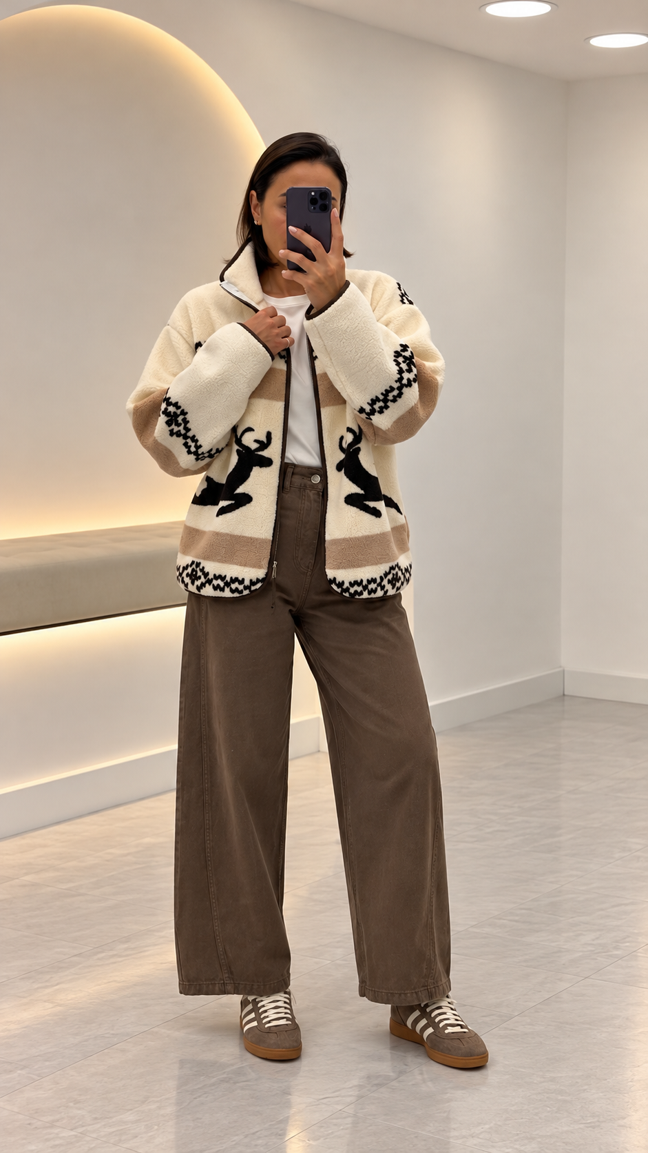 Camel Dikiş Detaylı Jean 4286
