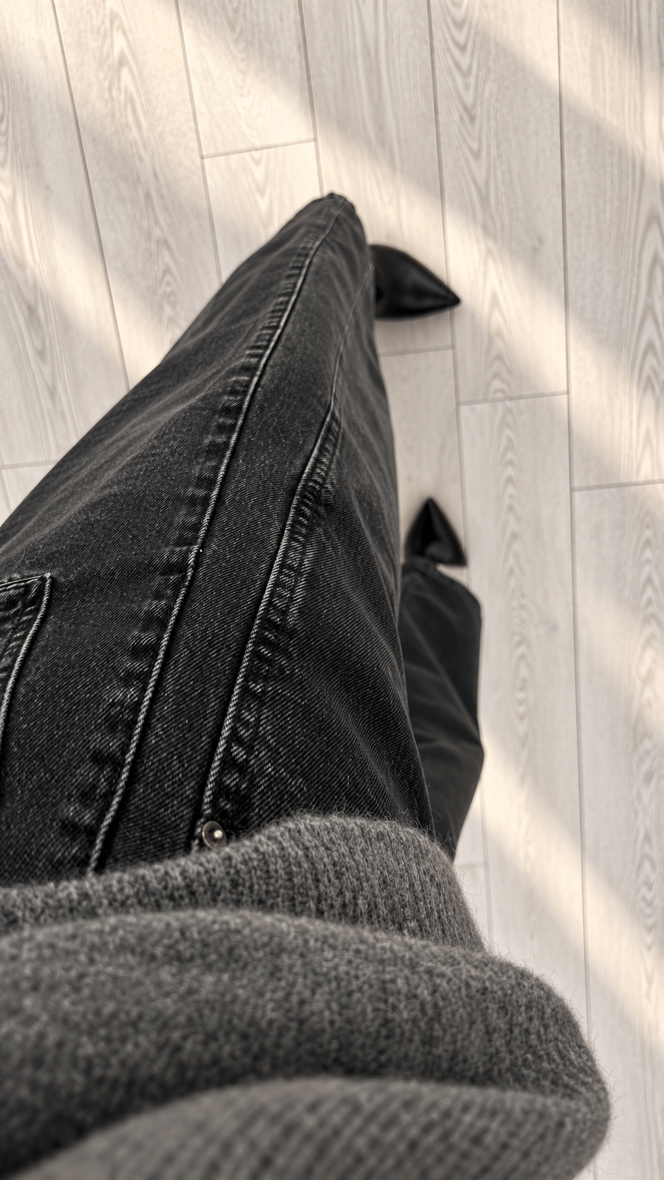 Füme Dikiş Detaylı Jean 545